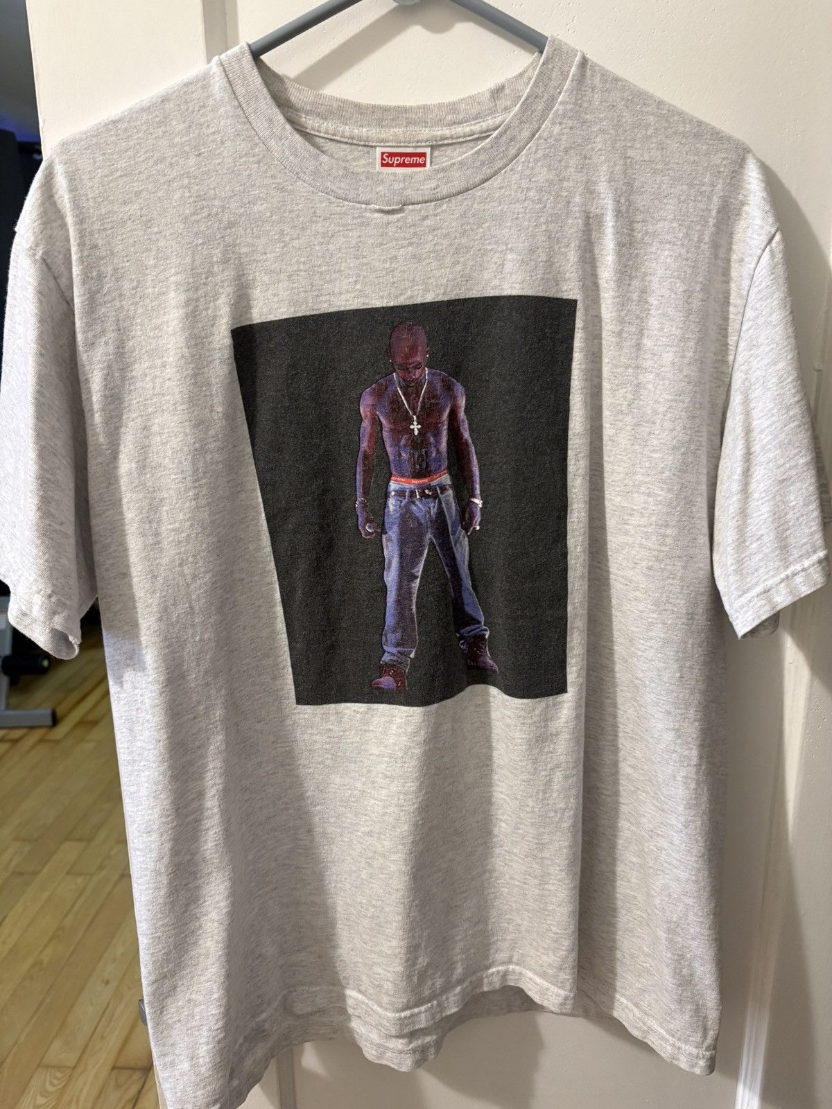 Supreme Supreme Tupac 2Pac Tee Gray Size M Size US M / EU 48-50 / 2 - 1 Thumbnail