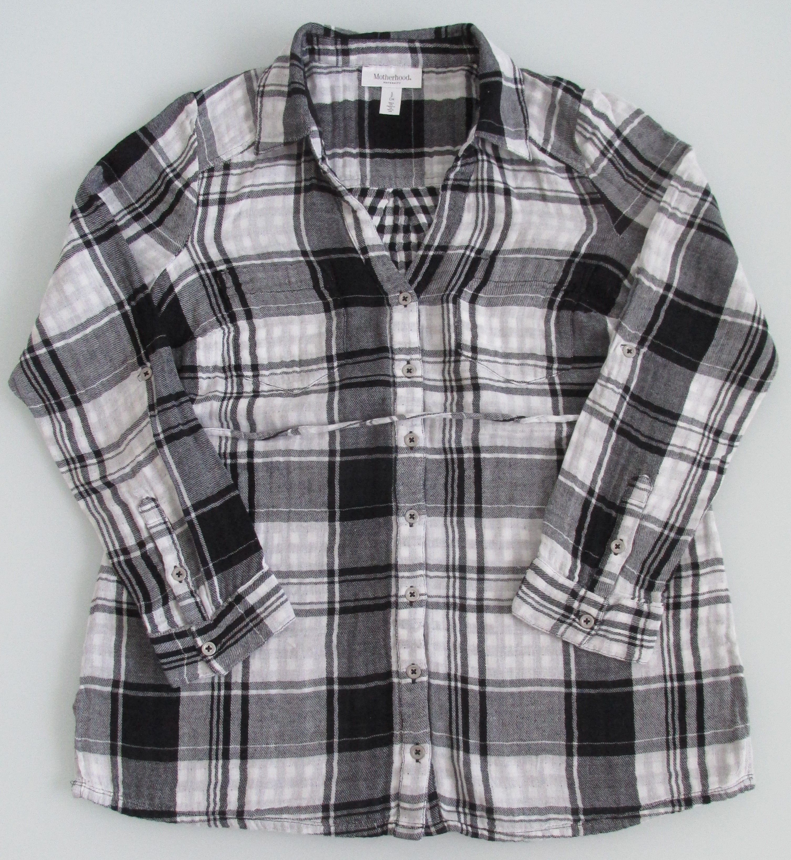 Other Motherhood Maternity Double Sided Cotton Shirt Size Small Size S / US 4 / IT 40 - 1 Thumbnail