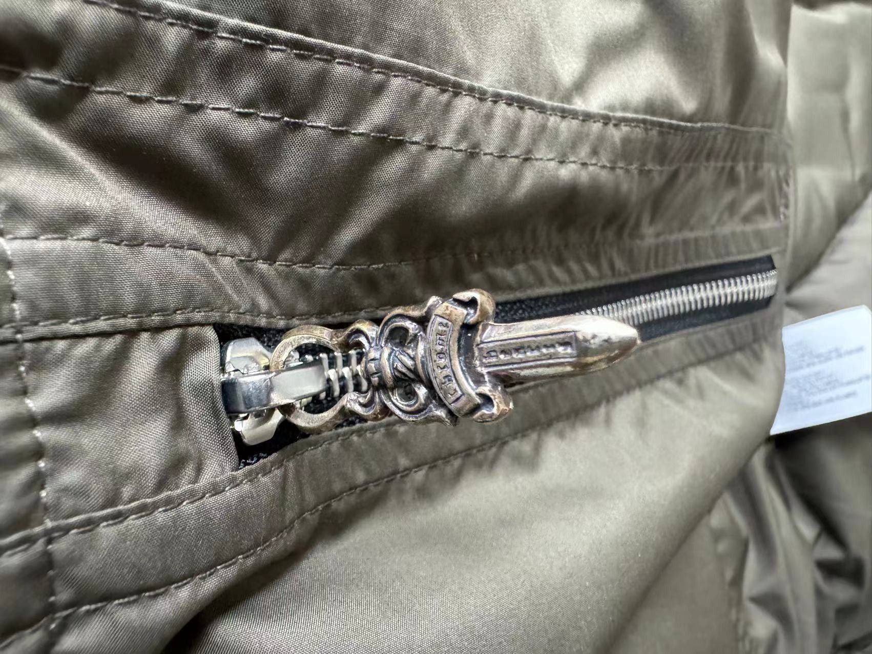 Chrome Hearts Chrome Hearts Tonal Monogram Cross Pattern Puffer Jacket Size US XXL / EU 58 / 5 - 12 Thumbnail