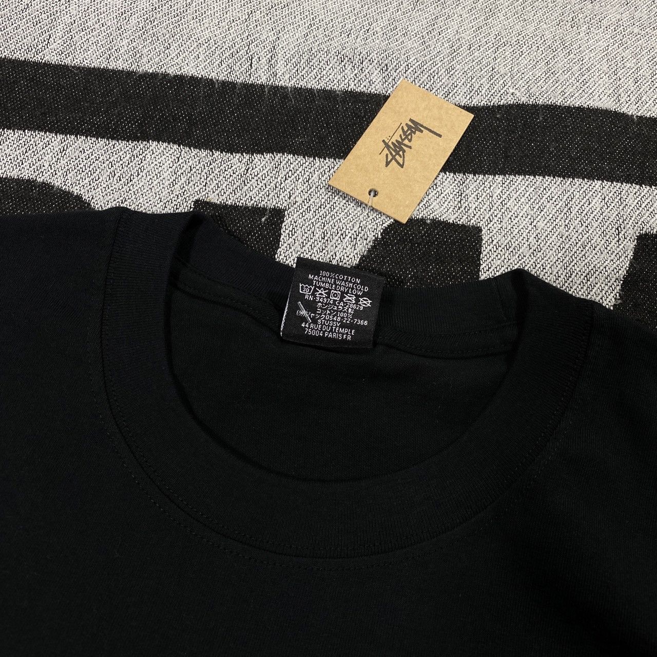 Stussy Stussy Plush Tee Black Size Large Size US L / EU 52-54 / 3 - 5 Thumbnail