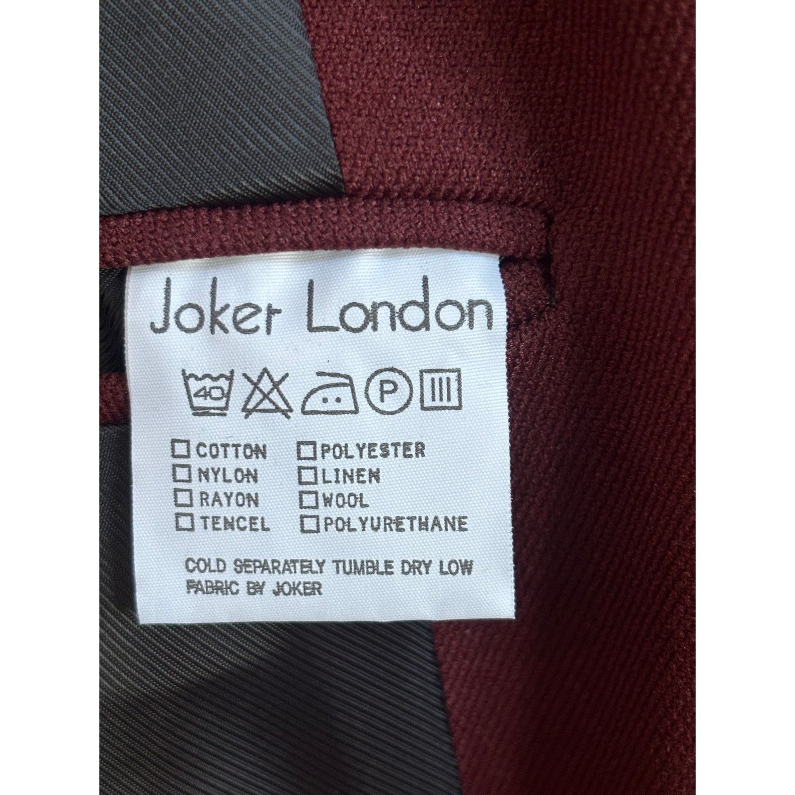 Vintage Joker London Burgundy Long Coat Size M Size US M / EU 48-50 / 2 - 3 Thumbnail