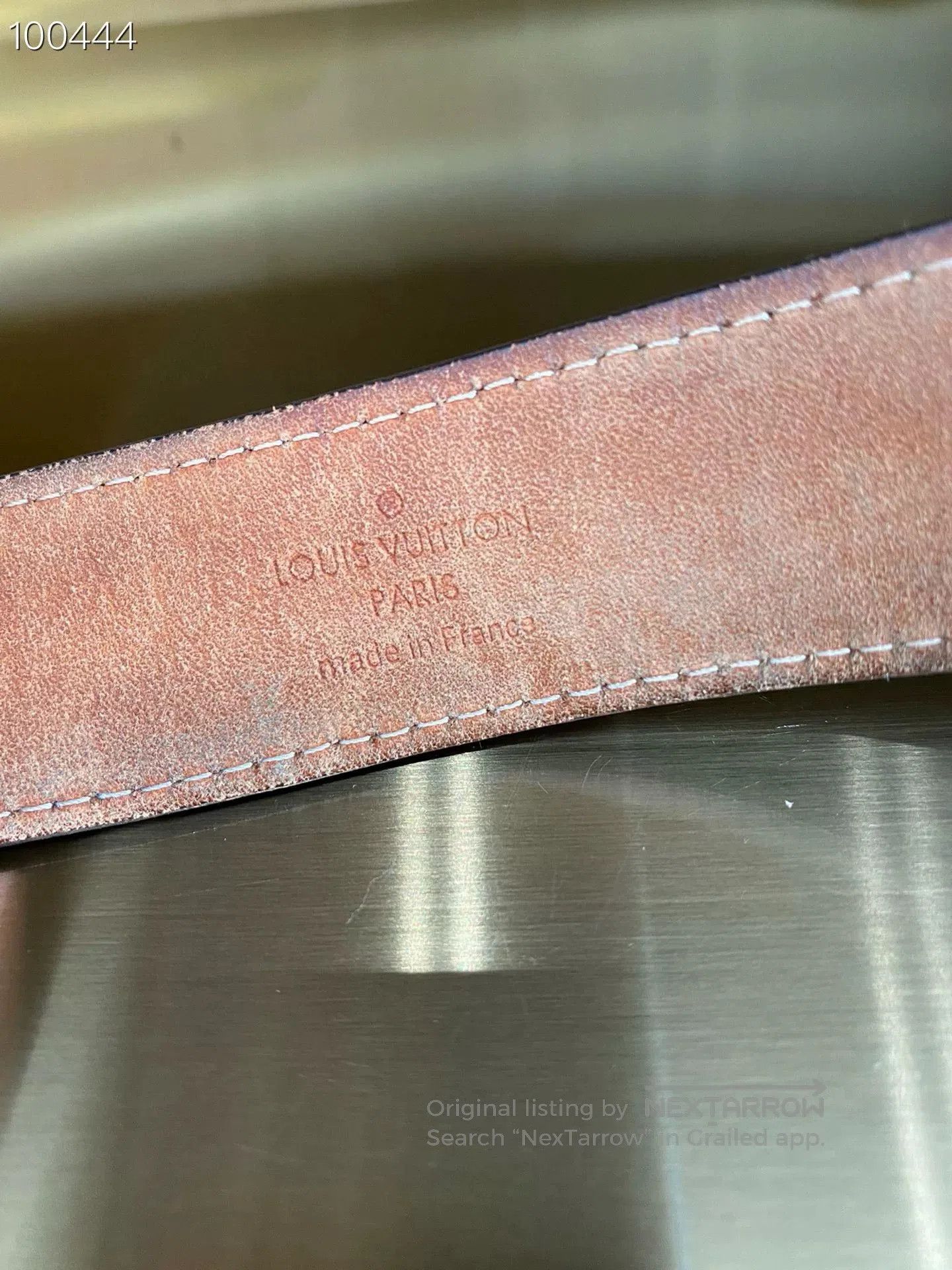 Louis Vuitton LV Women's Monogram Belt 00325. Size ONE SIZE - 5 Thumbnail