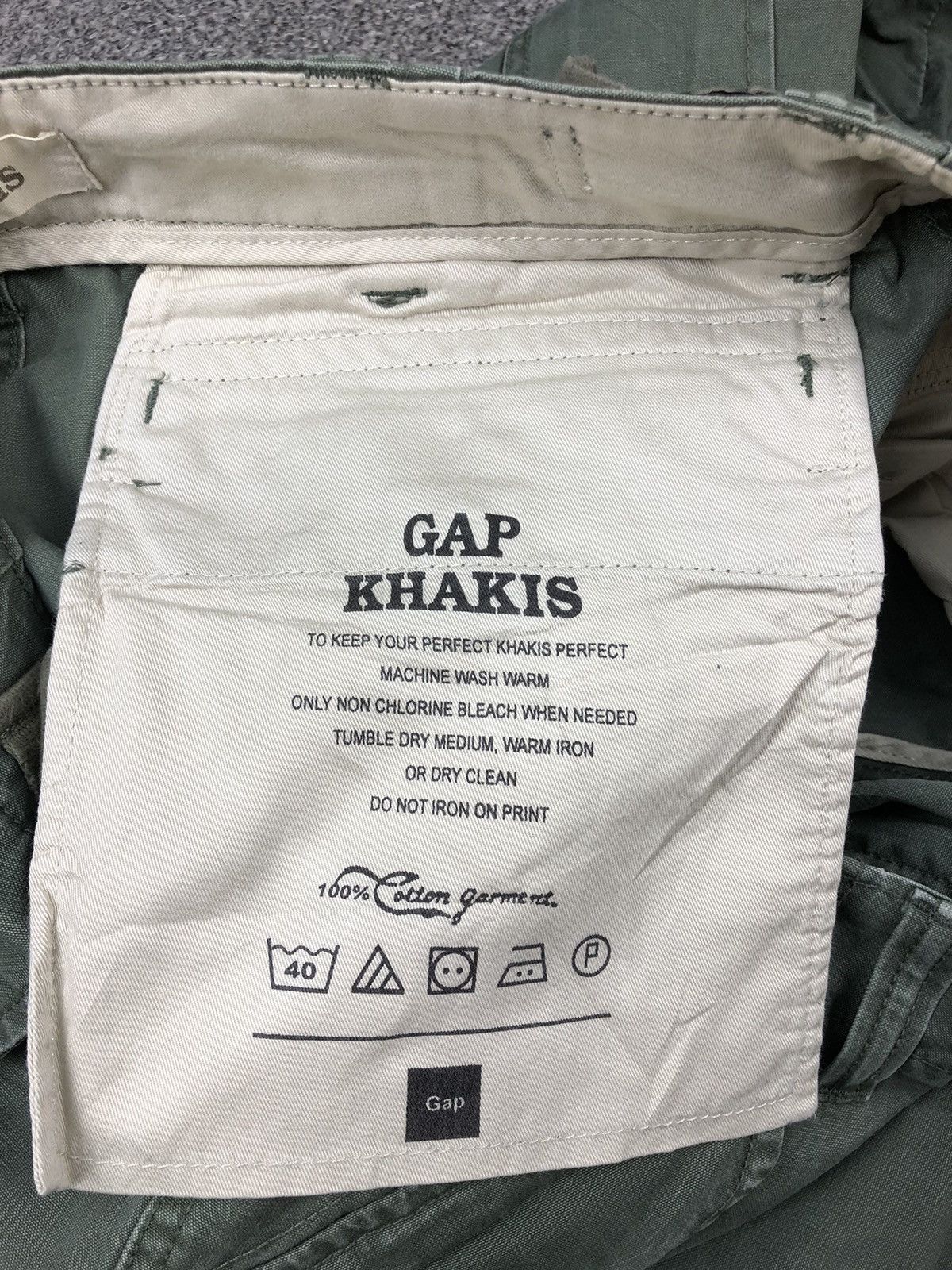 Japanese Brand × Vintage Japanese Brand GAP khakis Army Cargopants Size US 35 - 20 Thumbnail