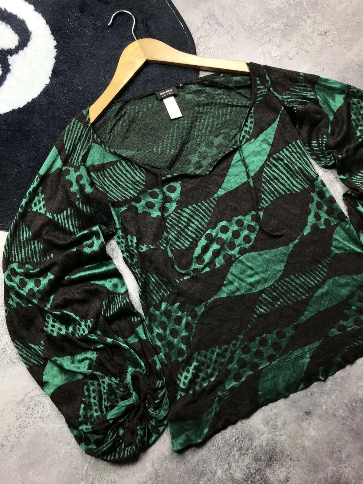 Miss Sixty MISS SIXTY Vintage Y2k Longsleeve Blouse MiniLogo Streetwear Size S / US 4 / IT 40 - 3 Thumbnail