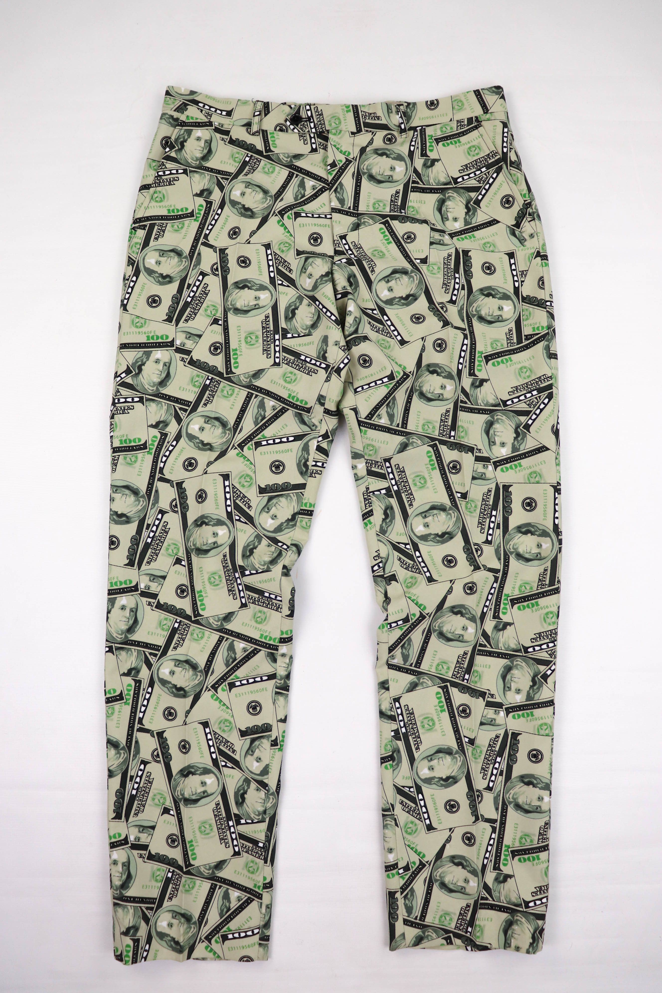 Other OppoSuits $100 Franklin Graphics Polyester Trousers Pants Size US 36 / EU 52 - 1 Thumbnail