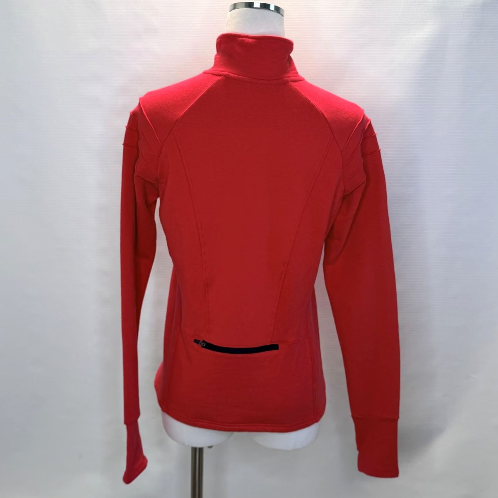 Primitive Born Primitive Track Jacket Womens Medium Red Full Zip Thumbholes Athletic Size M / US 6-8 / IT 42-44 - 3 Thumbnail