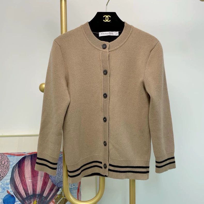 Dior Dior Long-sleeved cashmere cardigan jacket 2504-Nextarrow Size XS / US 0-2 / IT 36-38 - 2 Thumbnail