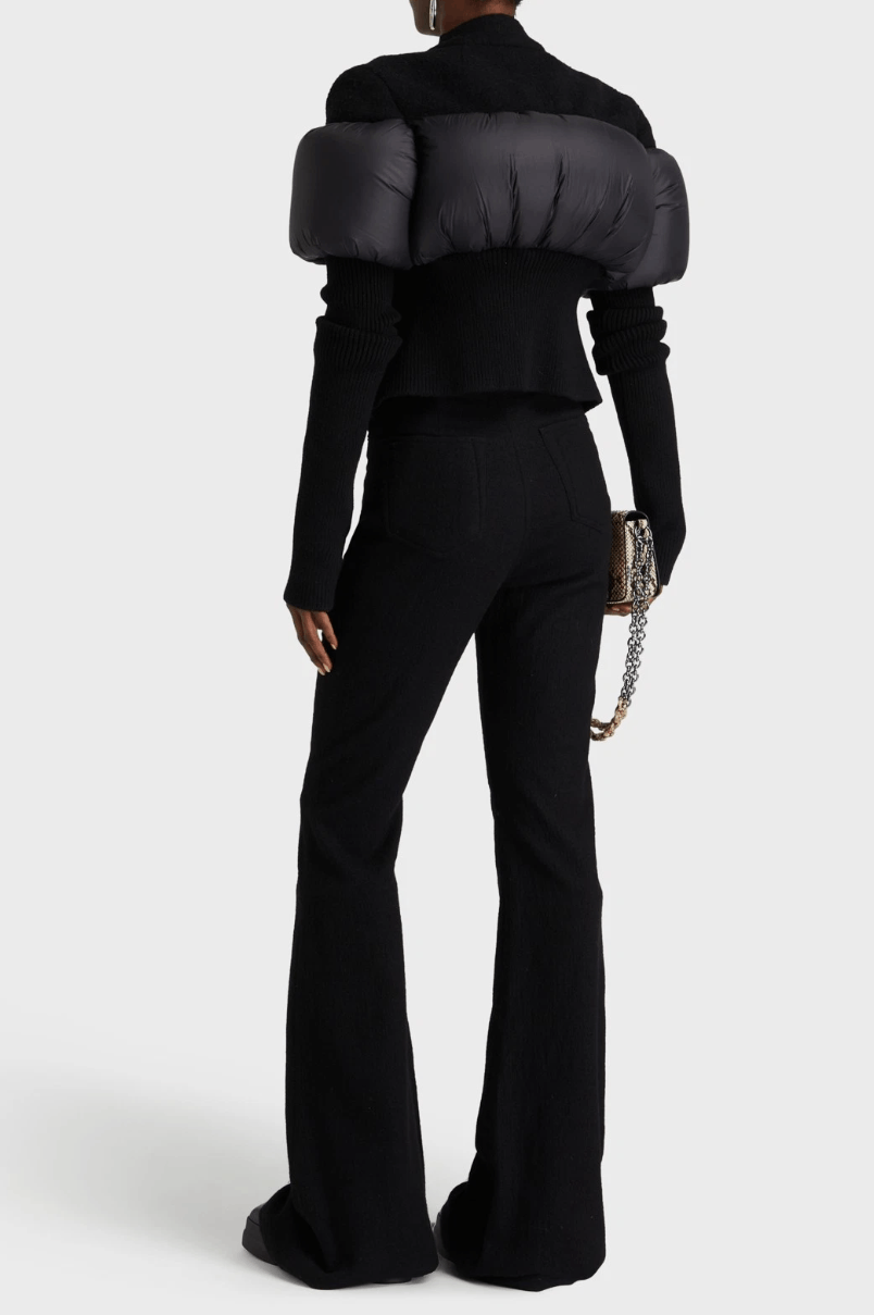 Rick Owens RICK OWENS Bouchon Wool Felt & Knitted Jacket Size S / US 4 / IT 40 - 3 Thumbnail
