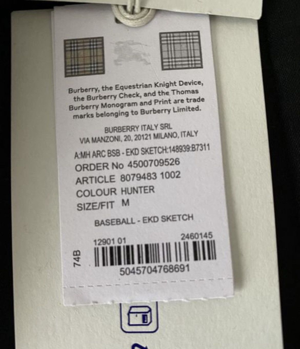 Burberry burberry hunter cap Size ONE SIZE - 6 Thumbnail