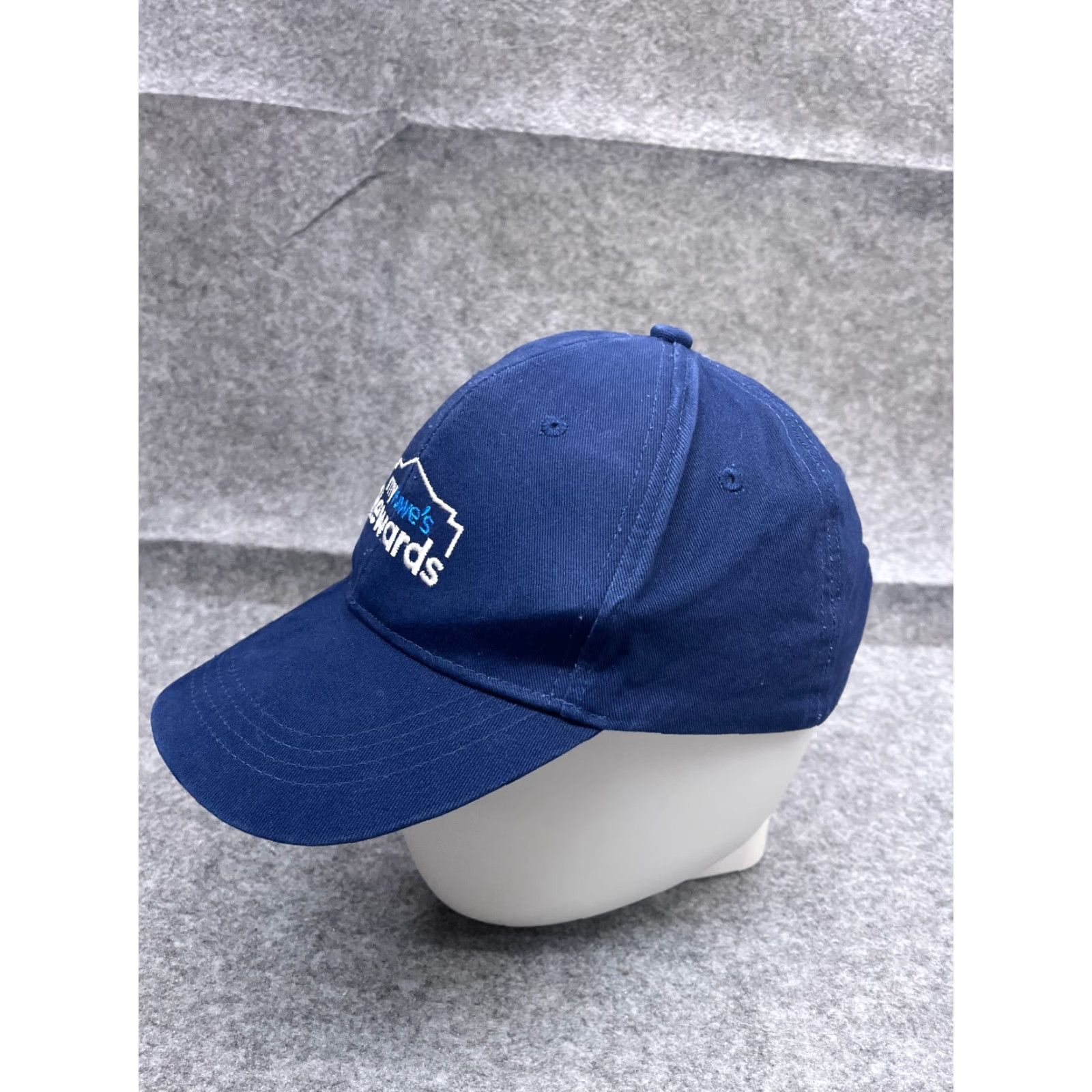 Vintage Lowe's Hat Cap Strap Back Adult One Size Blue Cotton Twill Baseball Cap Home Improvement Shirt? Size ONE SIZE - 4 Thumbnail