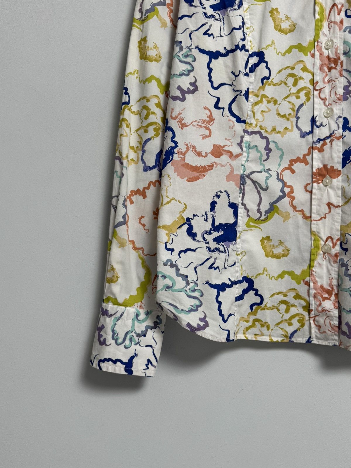 Etro Etro Women’s Multicolor Floral Print Shirt Size IT48 Italy Size L / US 10 / IT 46 - 4 Thumbnail