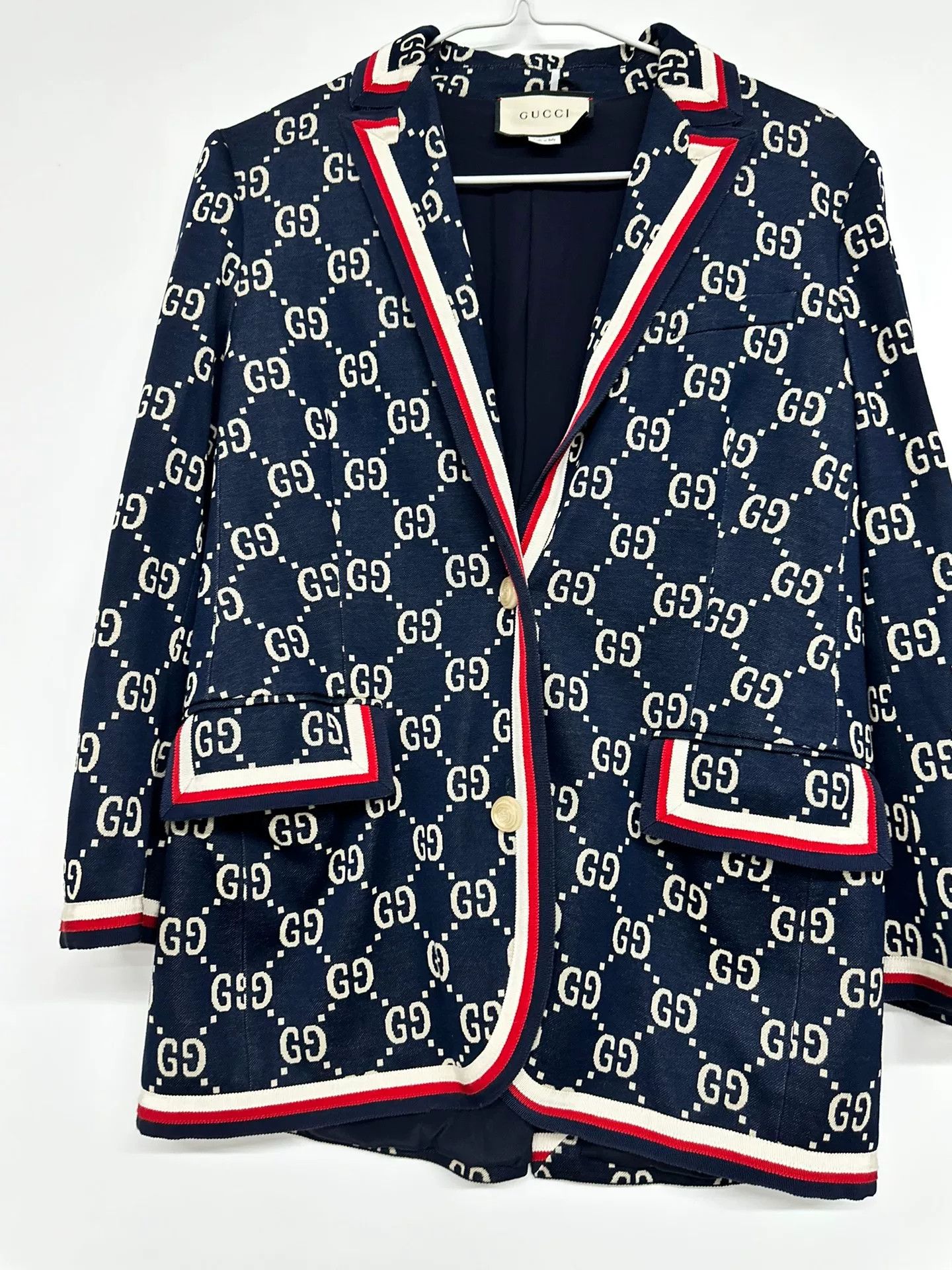 Gucci Gucci Full Print Coat Size US L / EU 52-54 / 3 - 1 Thumbnail