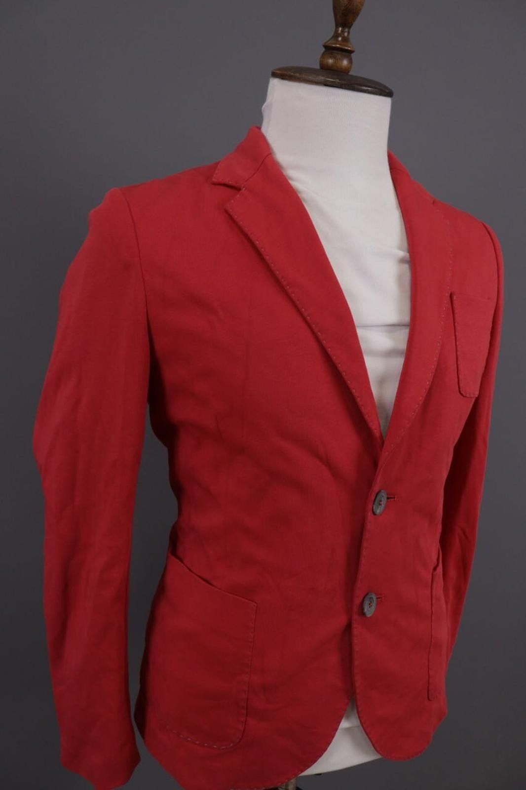 Iceberg Ice Iceberg Red Two Button Pockets Sport Coat Jacket Size 46 Size US M / EU 48-50 / 2 - 5 Thumbnail
