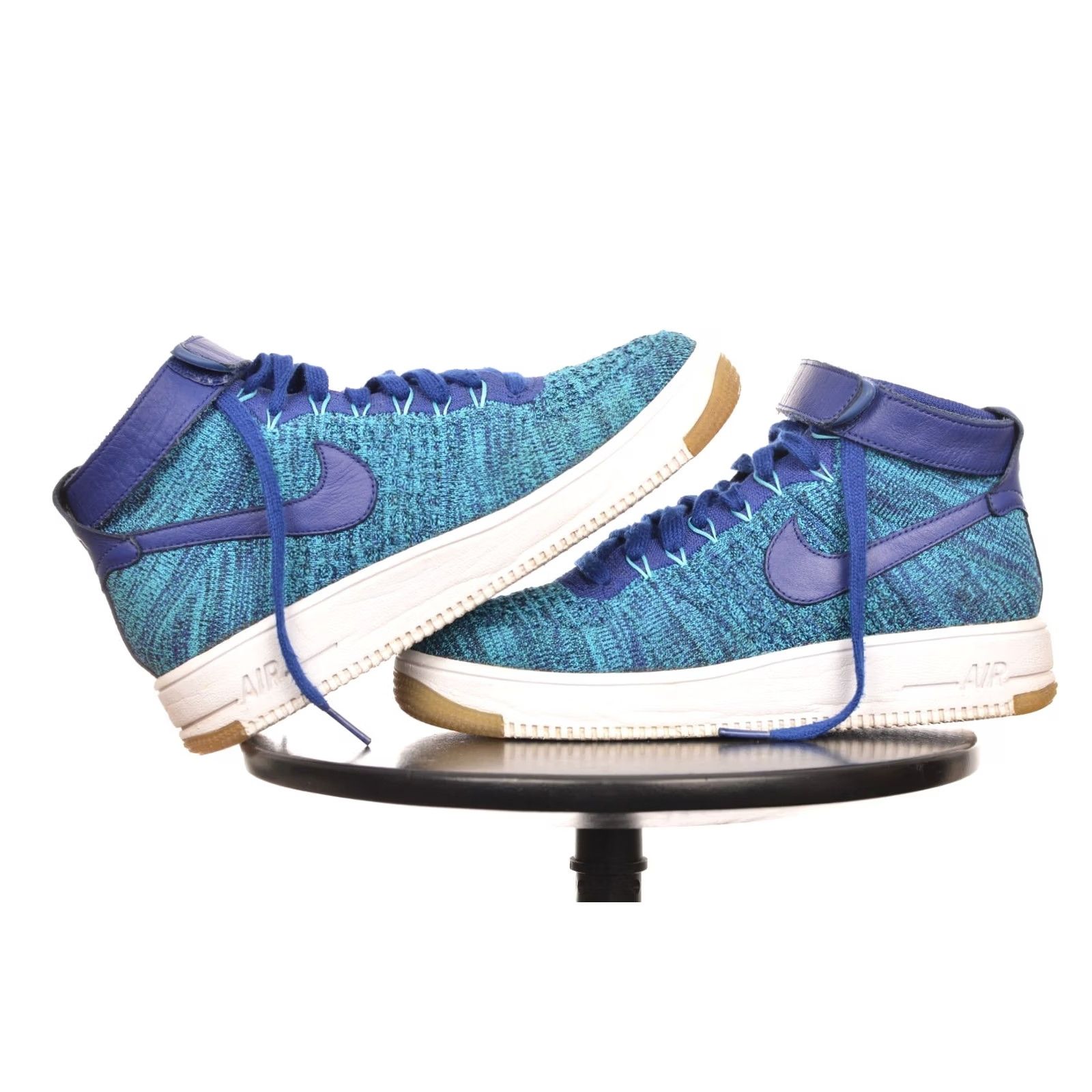 Nike Nike Air Force 1 AF1 Flyknit Blue Lagoon Sneakers 818018-400 Women Size EUR 39 US 8 UK 5.5 Color Blue Sneakers Nike Air Force 1 AF1 Flyknit Size US 6 / IT 36 - 4 Thumbnail