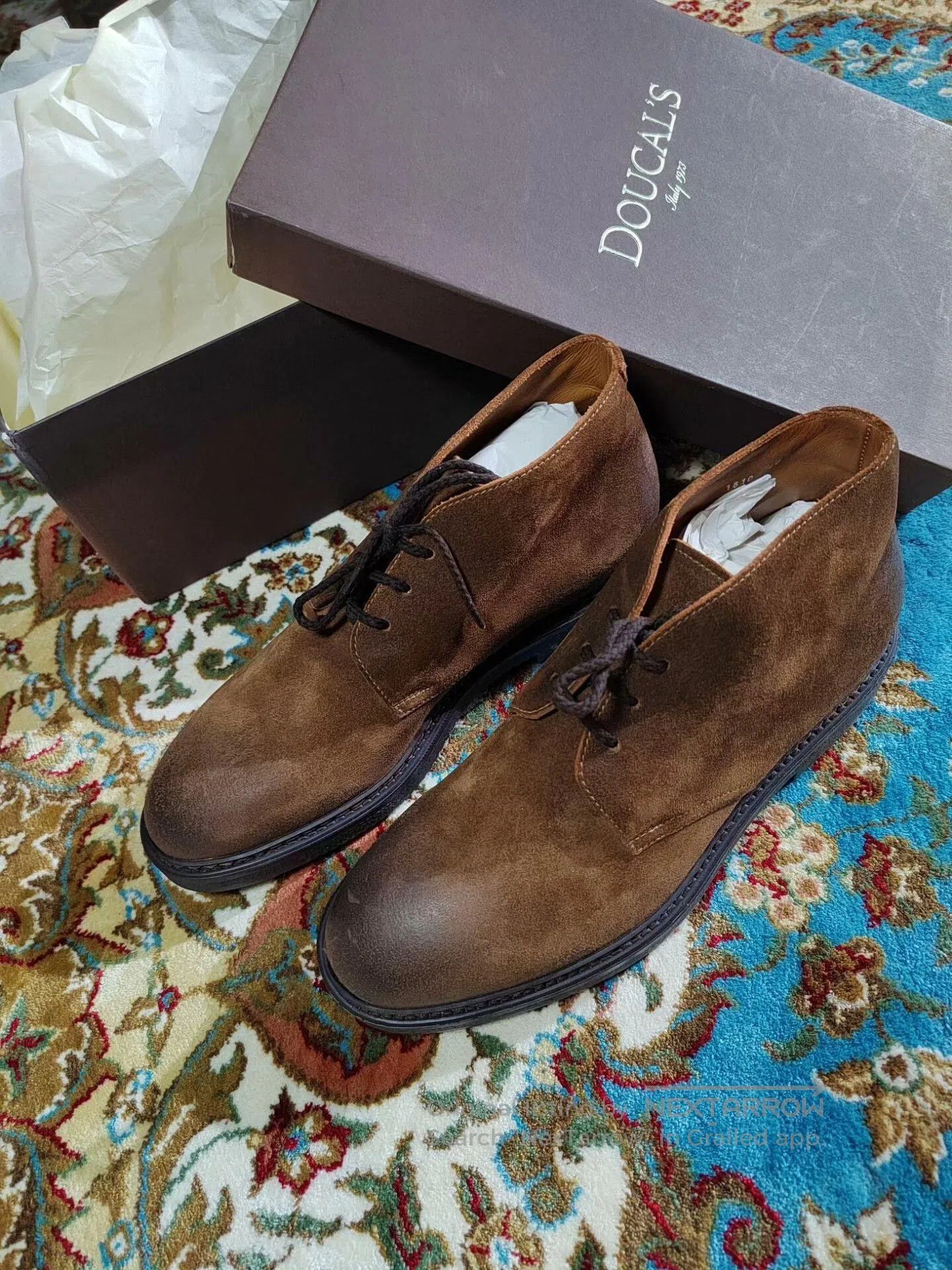 Doucal's Doucal's Handmade Desert Boots in Brown. Size US 7 / EU 40 - 3 Thumbnail