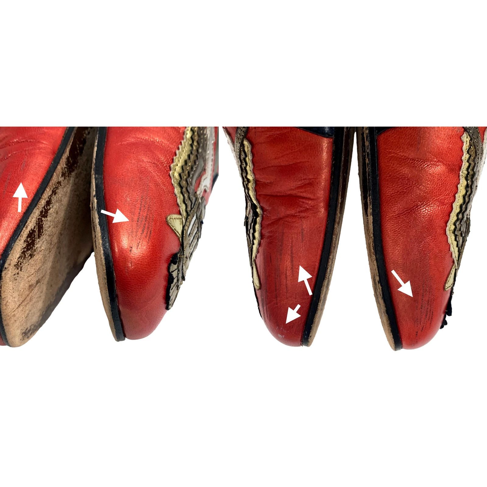 Genuine Leather × Vintage Vintage Margaret Jerrold USA Theme Shoes | 7.5 M Size US 7.5 / IT 37.5 - 9 Thumbnail