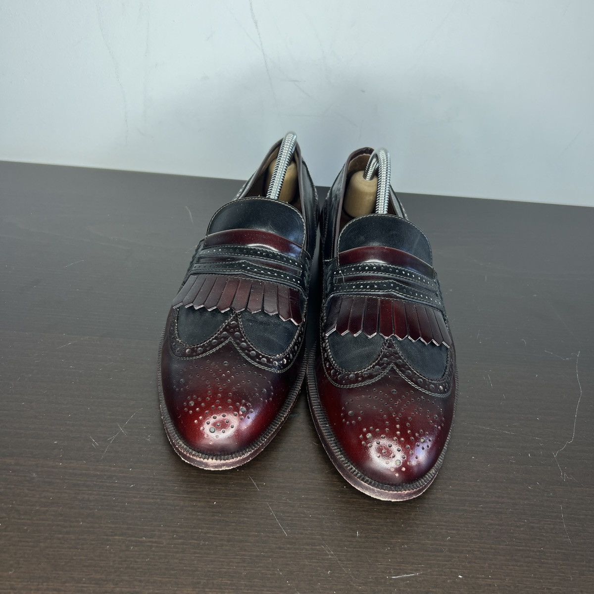 Vintage Vintage Loafers Formal Patent Genuine Leather Shoes Elegant Size US 8.5 / EU 41-42 - 2 Thumbnail