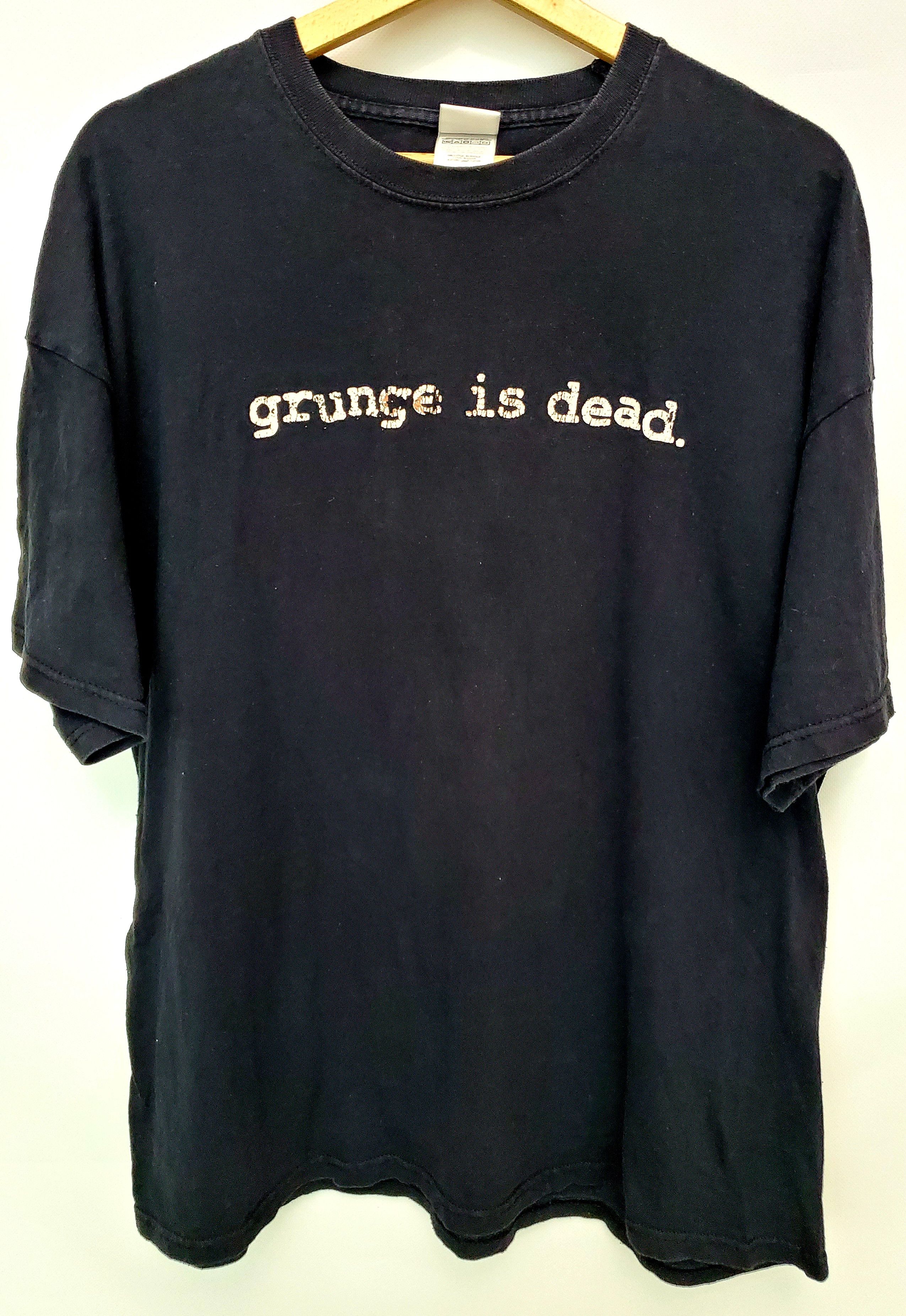 Band Tees × Nirvana × Vintage Vintage Grunge is Dead Kurt