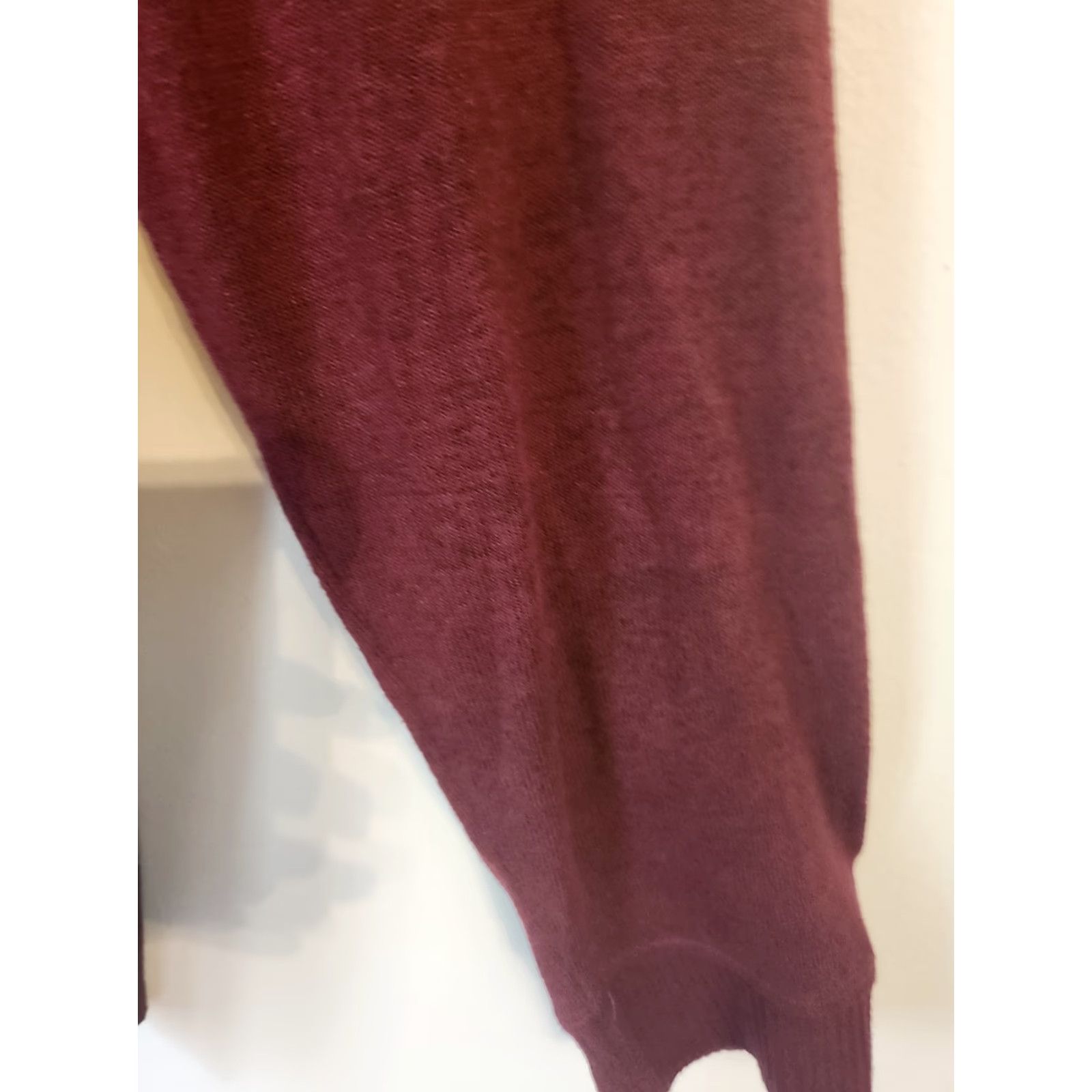 Pinko Sonoma Burgundy Pink Striped Stretch Sweater Top 2X Woman Pullover Round Neck Long Sleeve Size XXL / US 16-18 / IT 52-54 - 4 Thumbnail