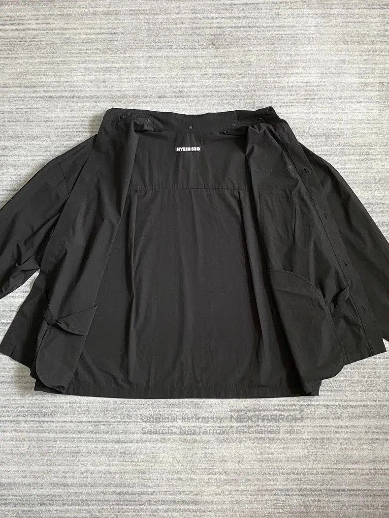 Hyein Seo Black Pocket Shirt with Concealed Buttons. Size US M / EU 48-50 / 2 - 3 Thumbnail