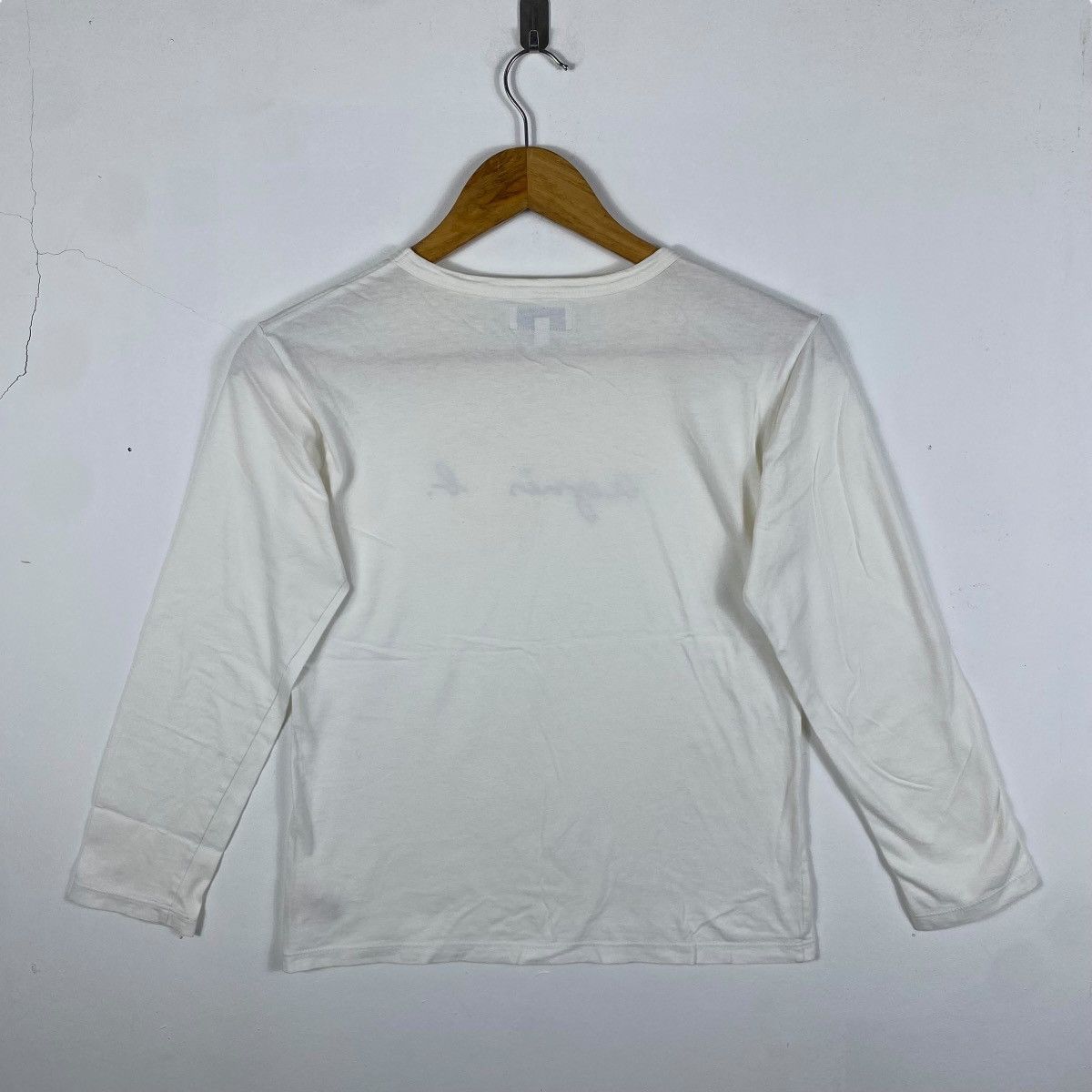agnes b. Vintage AGNES B. Paris Logo Women Longsleeve Tops Tee Shirt Size S / US 4 / IT 40 - 4 Thumbnail