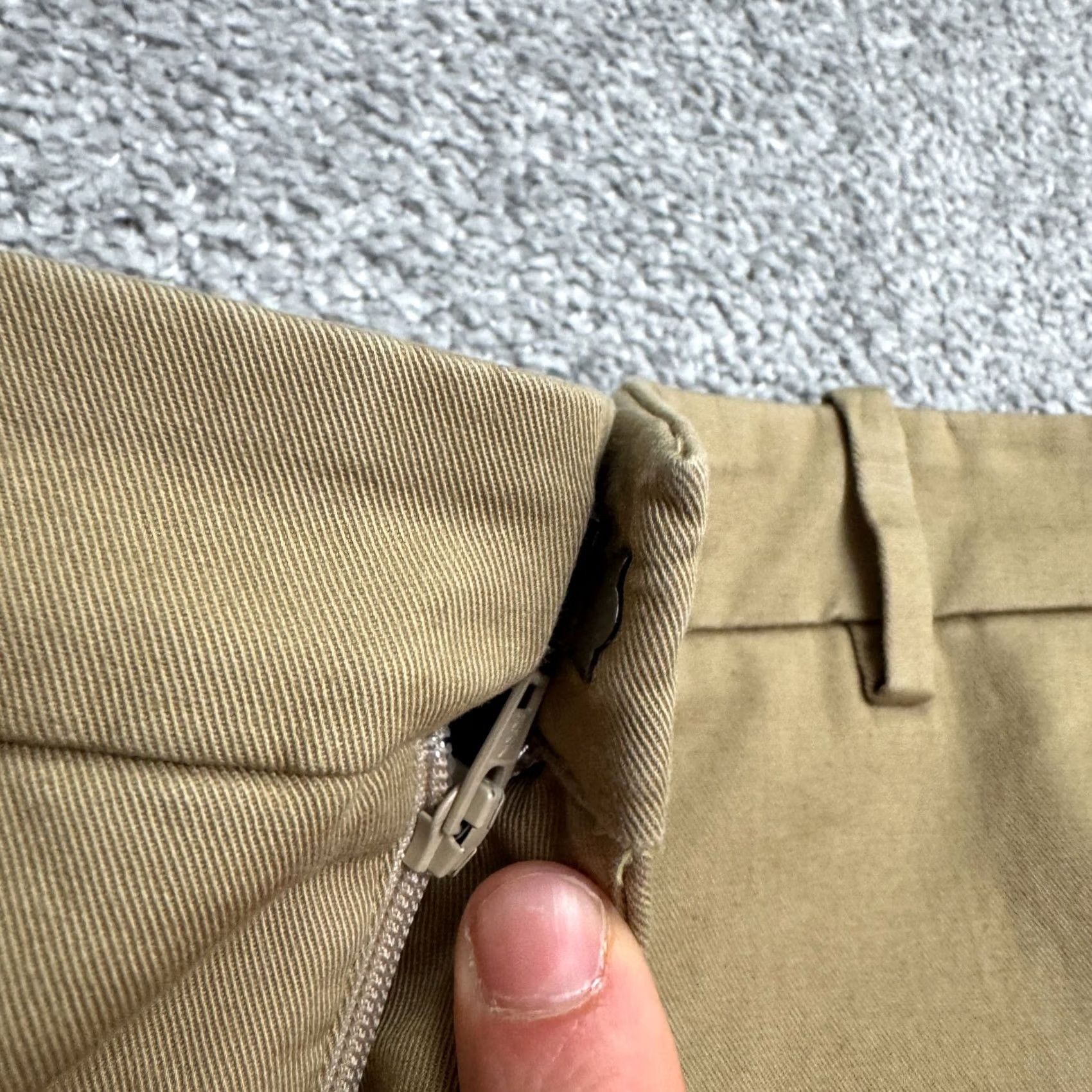Banana Republic Banana Republic Pants Women Khaki Brown Cotton Blend Straight Leg Casual Workwear Designer Size 26" / US 2 / IT 38 - 6 Thumbnail
