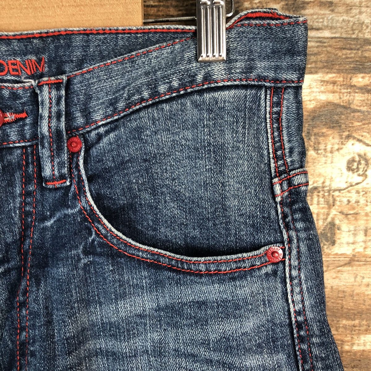 Element × Vintage DLL Element Blue selvedge Denim Pants #C122 Size US 30 / EU 46 - 8 Thumbnail