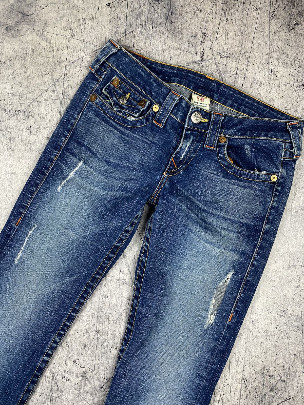 Japanese Brand × True Religion × Vintage Vintage True Religion Y2K Made in USA Jeans Size 29 Size 29" - 7 Thumbnail