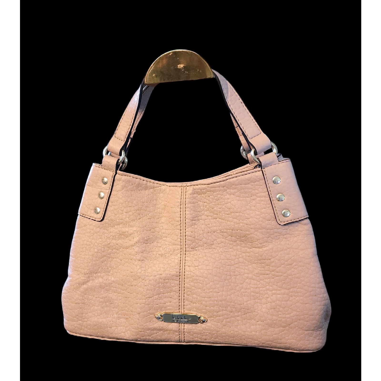 Nicole Miller Nicole Miller faux leather dusty pink satchel Size ONE SIZE - 1 Thumbnail