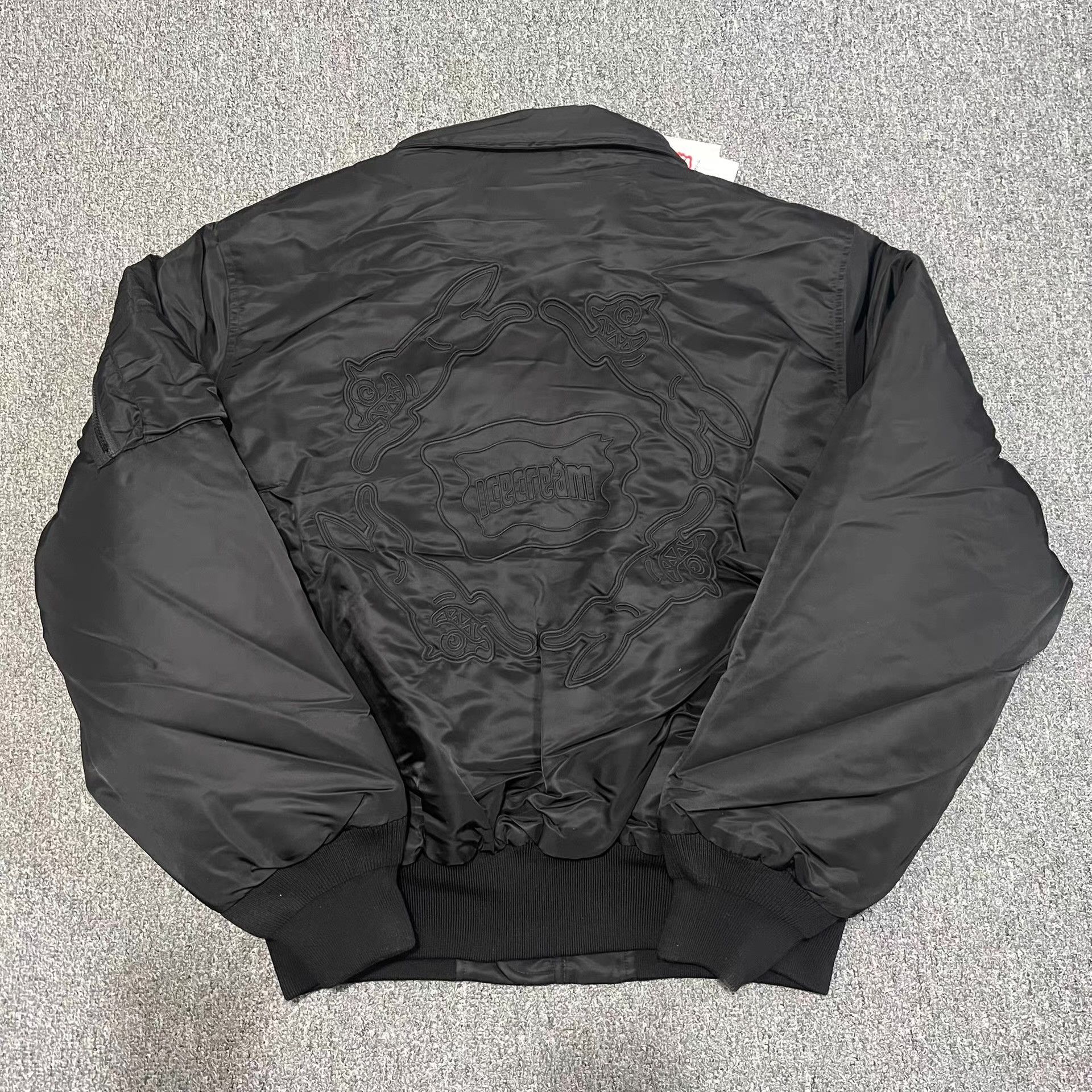 Billionaire Boys Club BBC ICECREAM Flying Dog Collared Quilted Flight Jacket Q7 Size US L / EU 52-54 / 3 - 3 Thumbnail