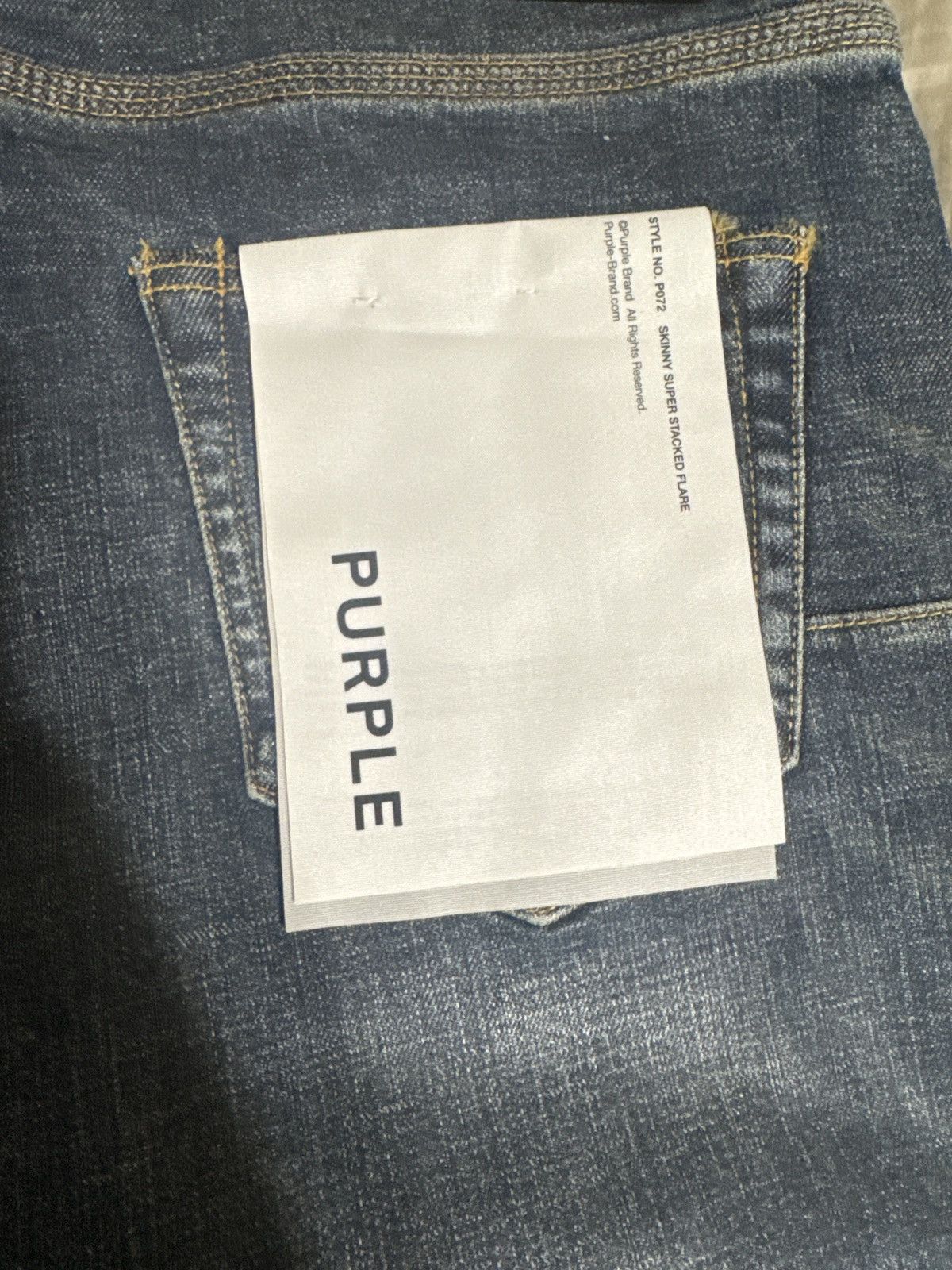 Purple Brand Purple Brand- P072 Rinse Coated Double Waist Size US 31 - 4 Thumbnail
