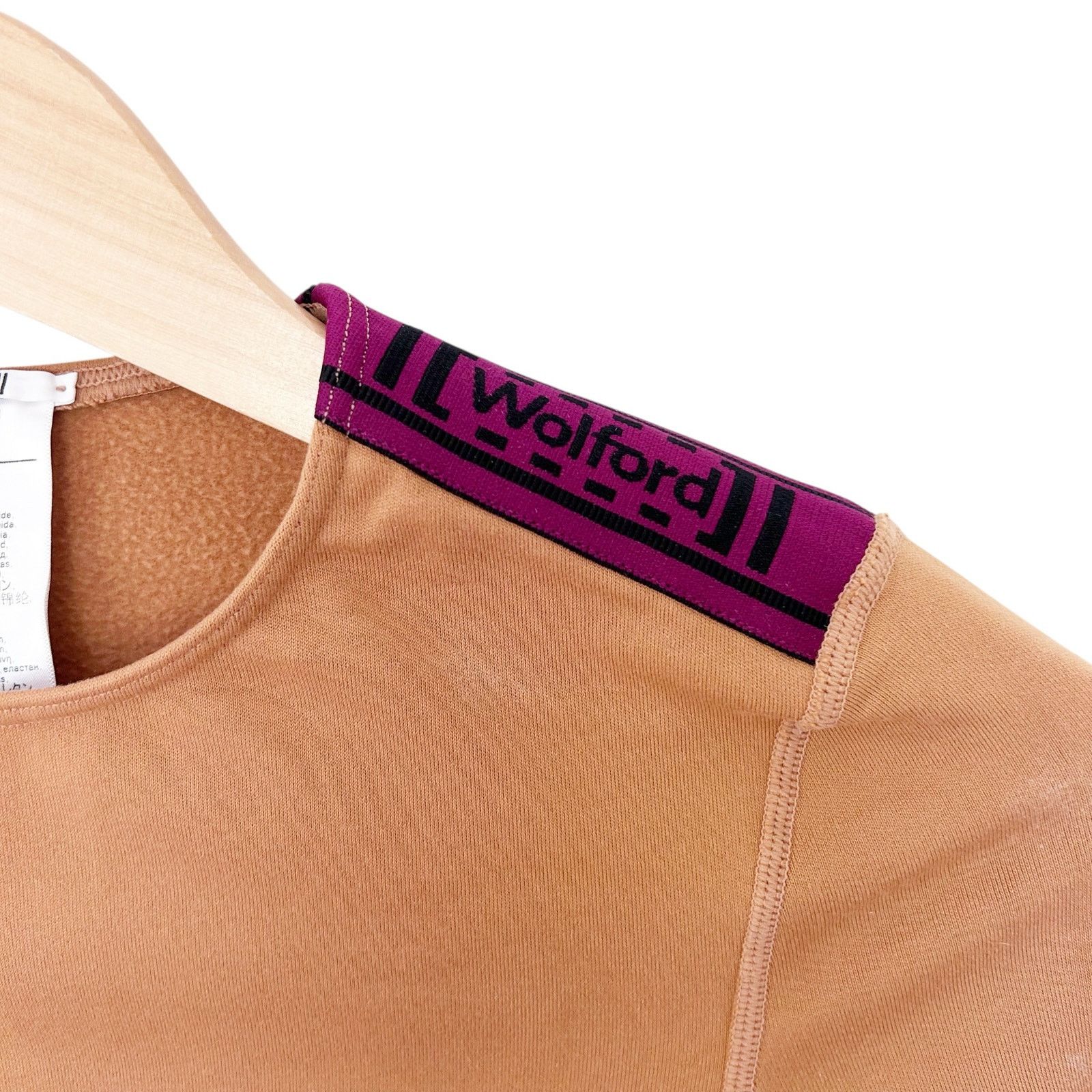 Wolford Wolford Tan Long Sleeve Shirt Sz S Size S / US 4 / IT 40 - 3 Thumbnail