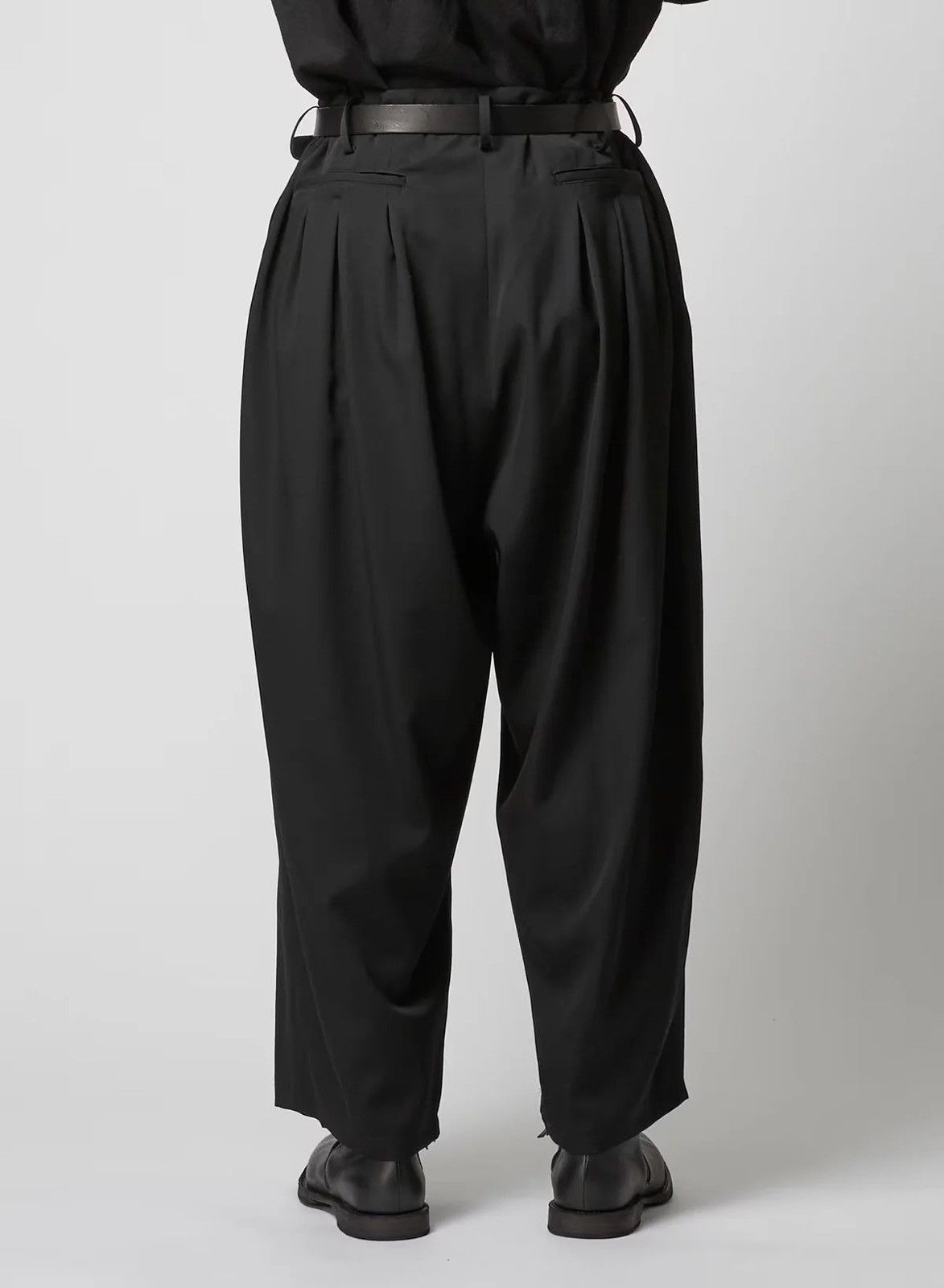 Yohji Yamamoto Yohji Yamamoto Pour Homme 12 Tuck Thick Wide Trousers Size US 34 / EU 50 - 9 Thumbnail