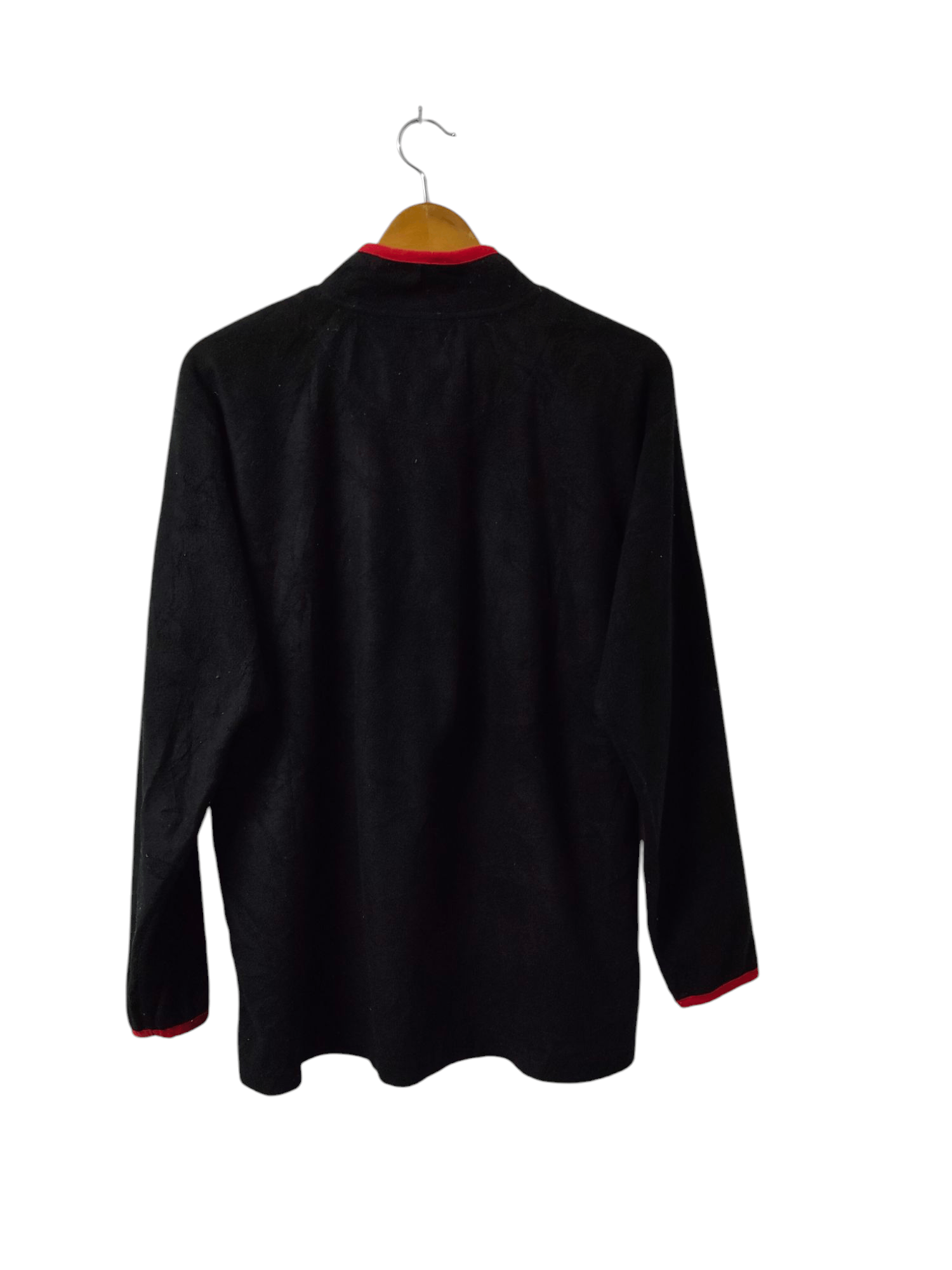 Vintage AC MILAN official fleece sweater jacket Size US L / EU 52-54 / 3 - 2 Thumbnail