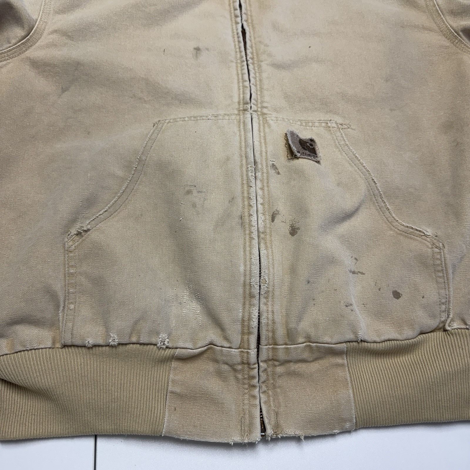 Carhartt Vintage Carhartt J06 Wet Jacket Mens XL Insulated Full Zip C Size US XL / EU 56 / 4 - 5 Thumbnail