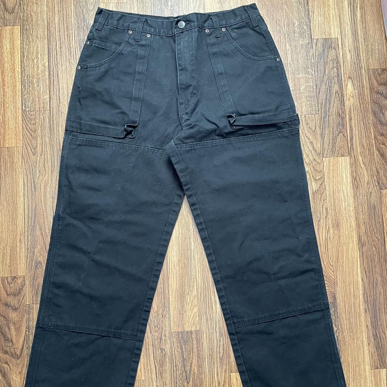 Dickies Dickies Cargo Work Pants Black Heavyweight 34” x 28” Size US 34 / EU 50 - 2 Thumbnail