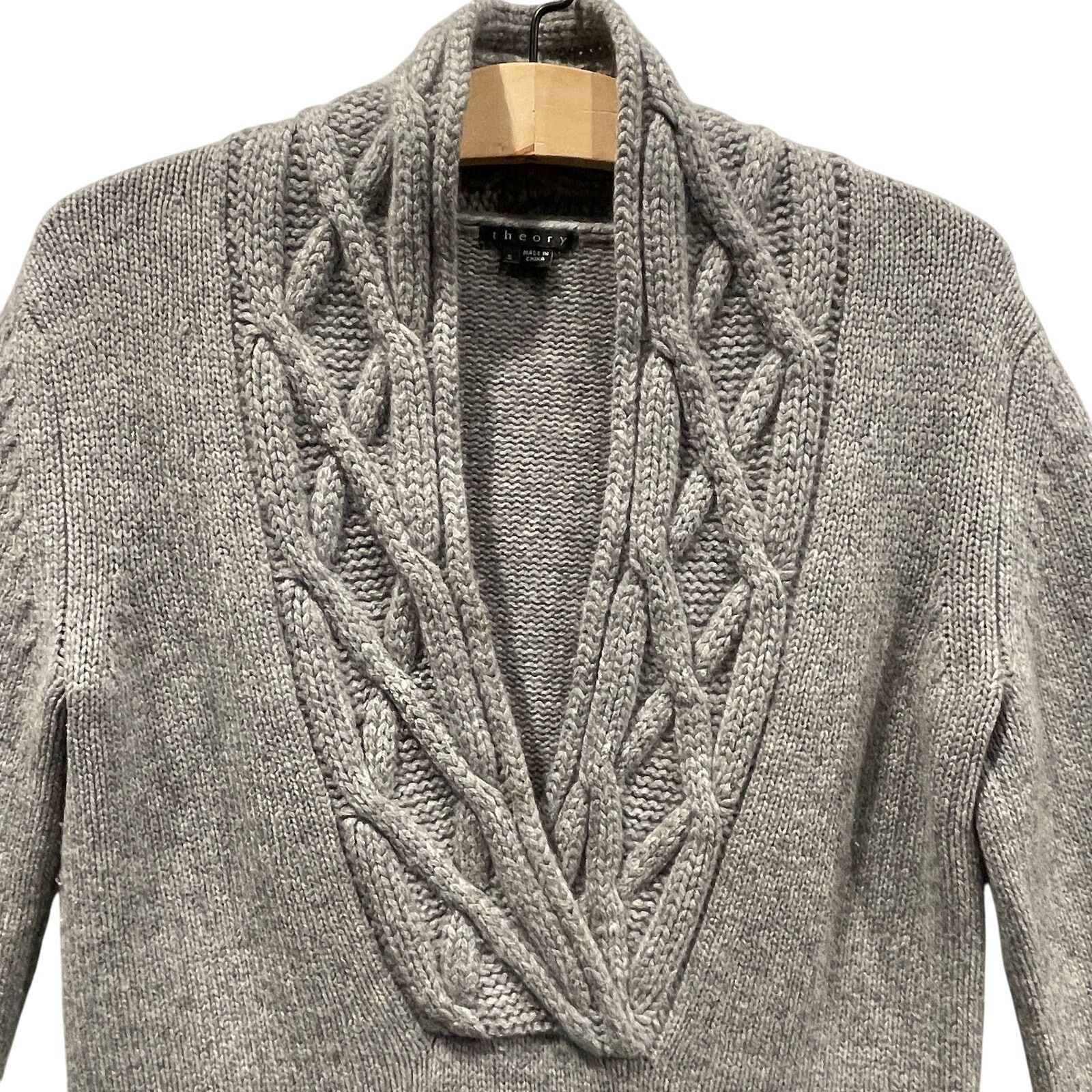 Theory Theory Remy 100% Cashmere Chunky Pullover Sweater Size Small Size S / US 4 / IT 40 - 2 Thumbnail