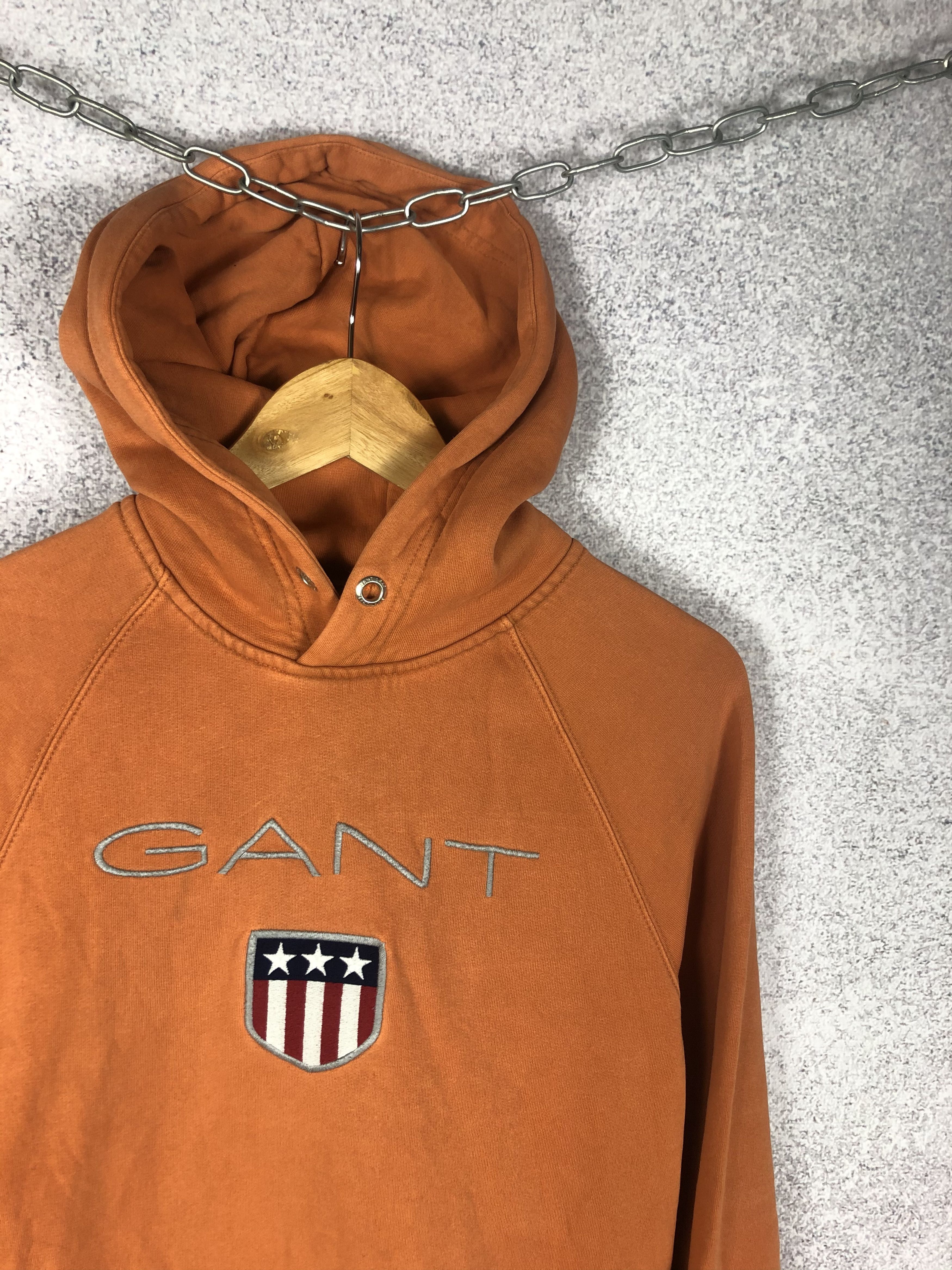 Gant Vintage Gant Big Embroidered Logo Hoodie Size US S / EU 44-46 / 1 - 2 Thumbnail