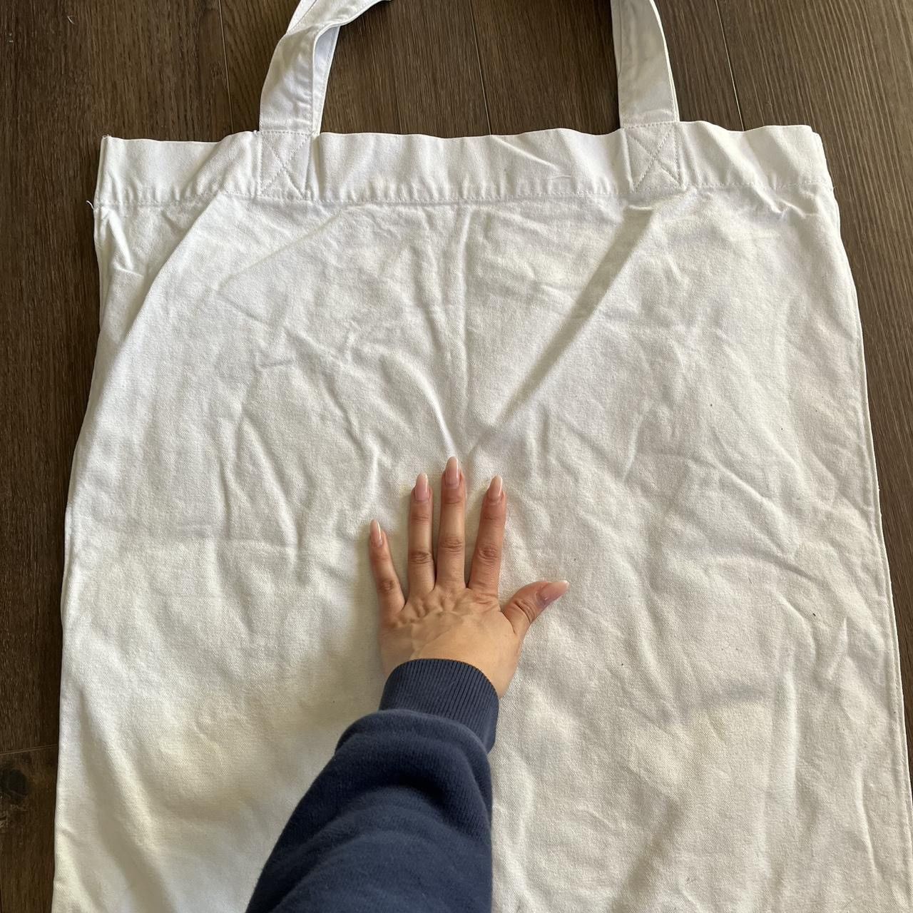 Isabel Marant Isabel Marant White Giant Canva Tote Bag Size ONE SIZE - 4 Thumbnail