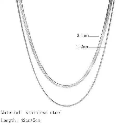 Jewelry Snake Chain Necklace Size ONE SIZE - 3 Thumbnail
