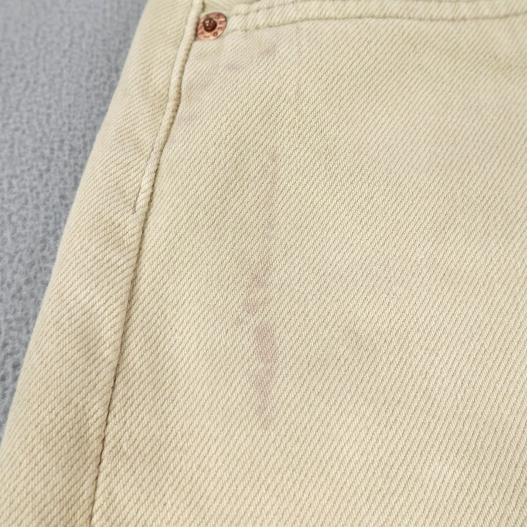 Levi's VINTAGE Levi's 501 Jeans Men 36x32 Light Denim Beige Straight Leg 90s Casual Size US 34 / EU 50 - 4 Thumbnail