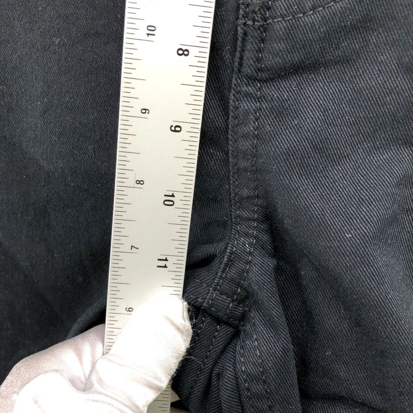 Old Navy Old Navy Mens Size 40 Black Slim Jean Shorts 9'' Denim Short Flex Size US 40 / EU 56 - 7 Thumbnail