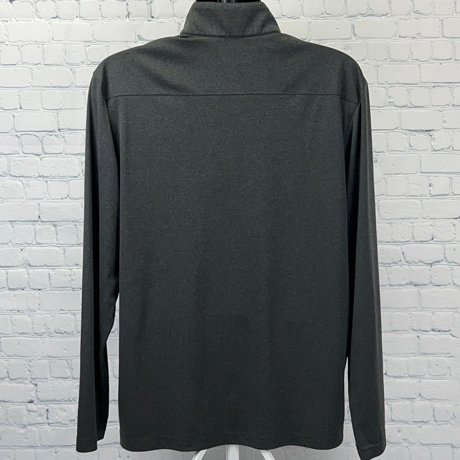 Other NFL Pro Bowl Logo 1/4 Quarter Zip Mock Neck Shirt Gray XL Size US XL / EU 56 / 4 - 3 Thumbnail