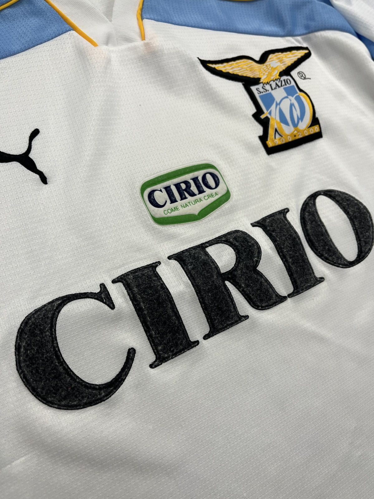 Puma Vintage Puma SS Lazio 1999/2000 Away Shirt Jersey Size US S / EU 44-46 / 1 - 6 Thumbnail