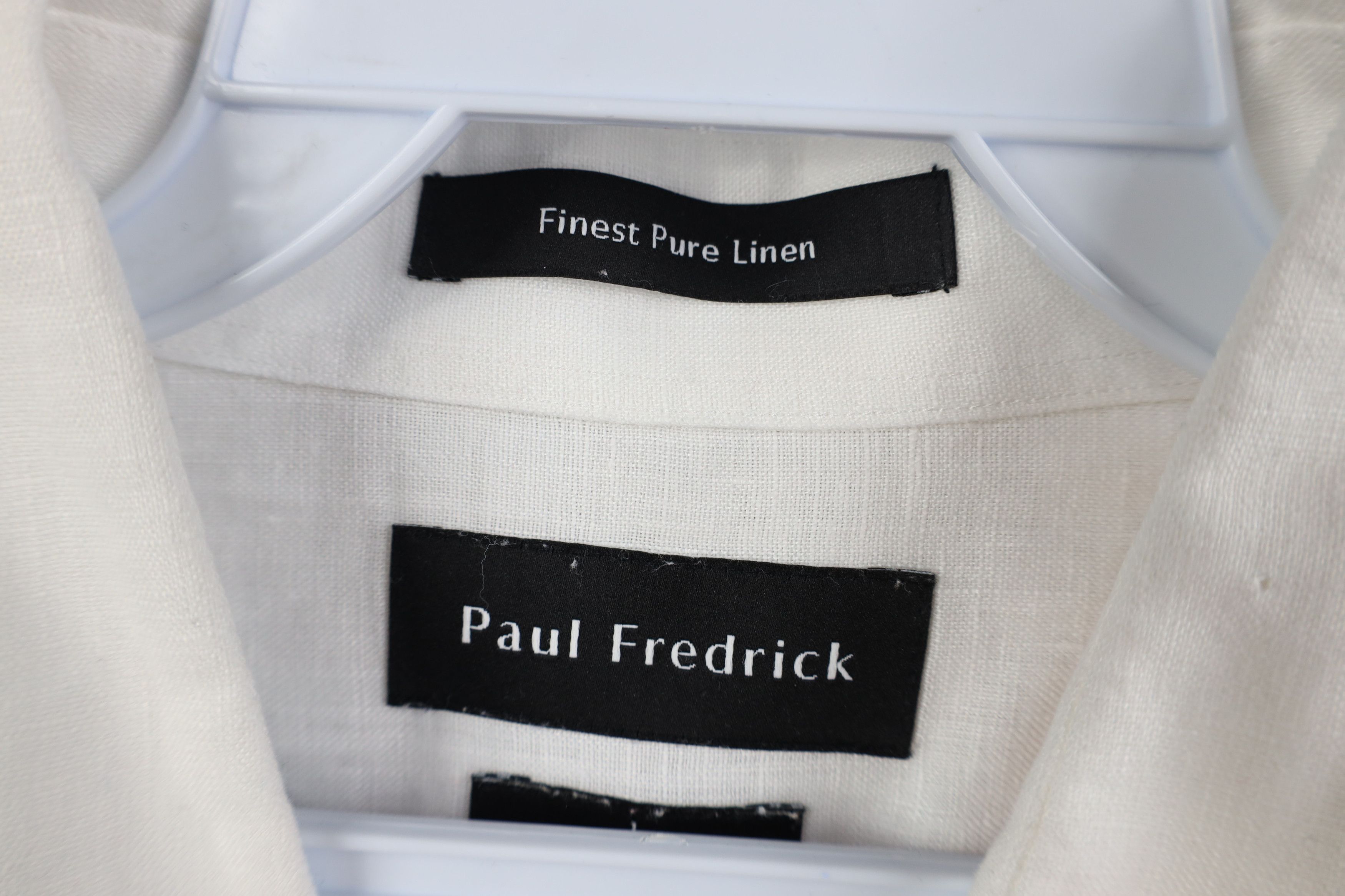 Vintage Paul Fredrick Block Pure Linen Collared Button Down Shirt Size US L / EU 52-54 / 3 - 8 Thumbnail