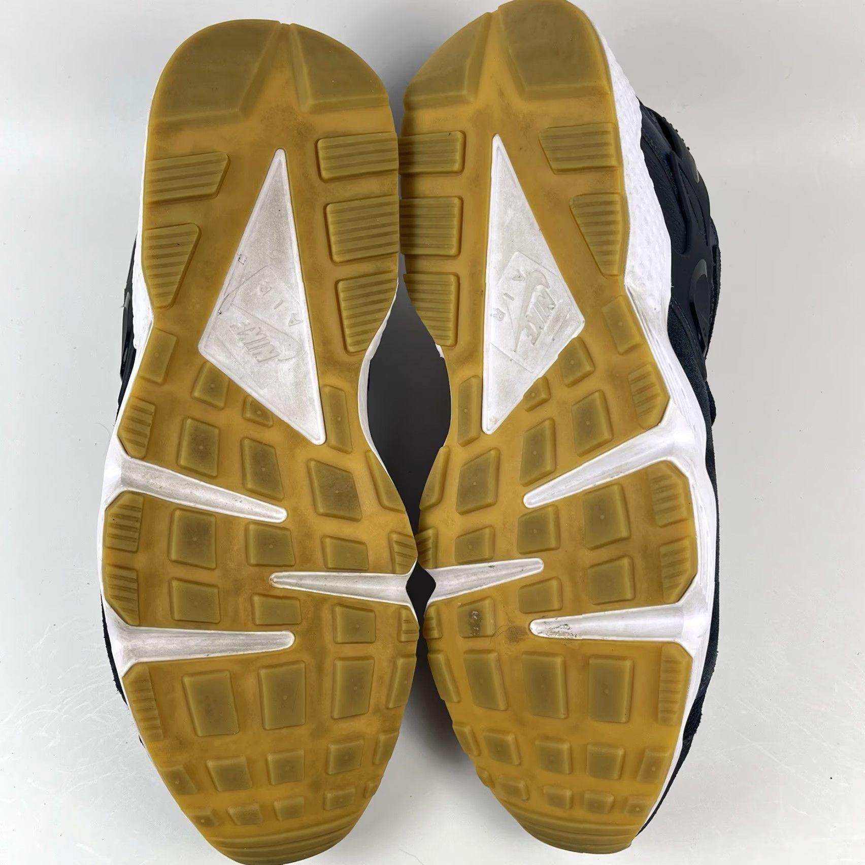 Nike Nike Air Huarache Runner Mens Size 13 Dark Obsidian Blue White Gum DZ3306-400 Athletic Running Shoes Size US 12 / EU 45 - 7 Thumbnail
