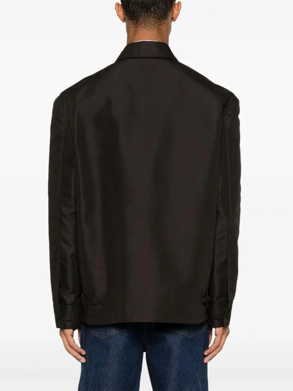 Gucci o1loc1c0226 793549 Technical Cotton Jacket in Brown Size US M / EU 48-50 / 2 - 2 Thumbnail