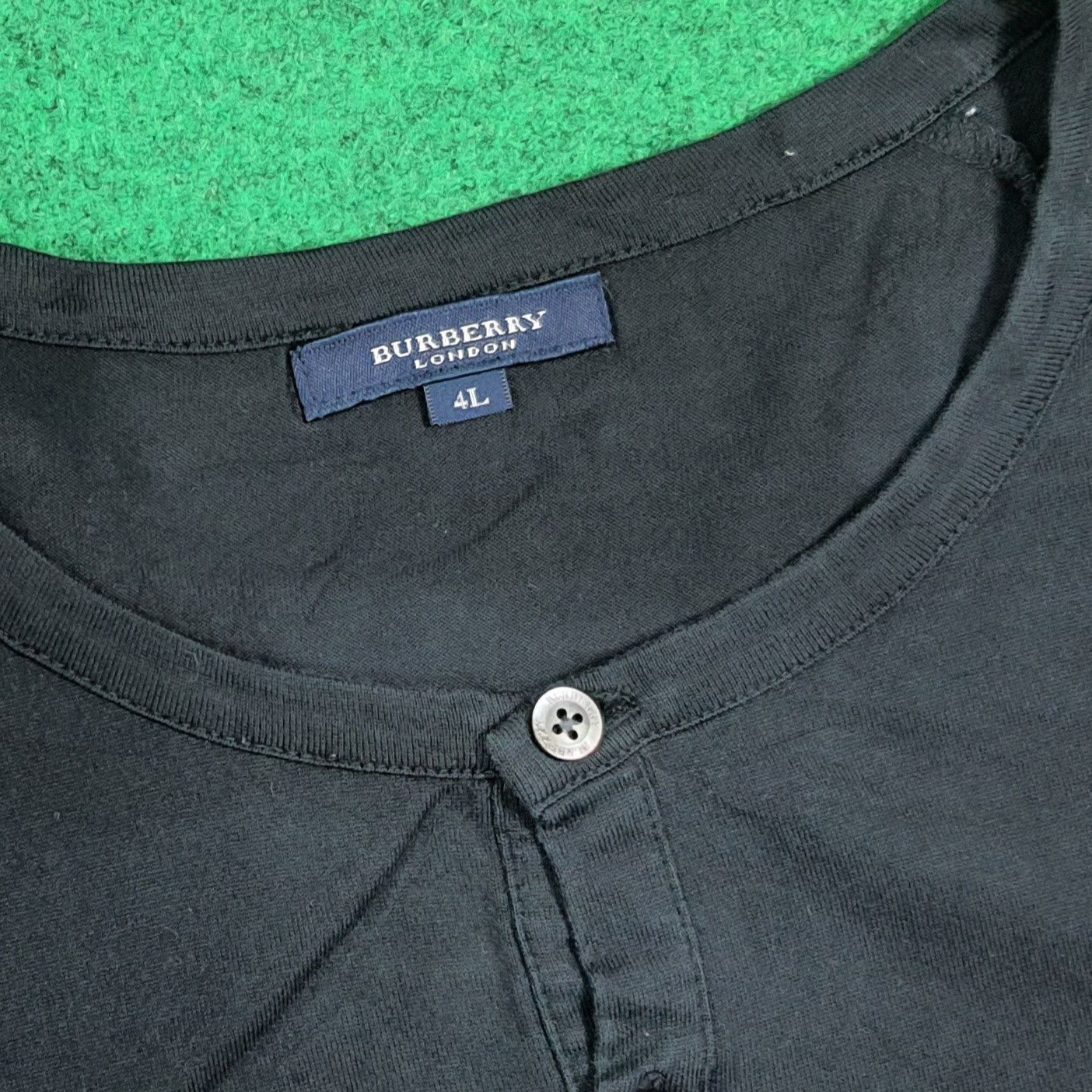 Burberry Vintage Burberry London Button Tshirt C285N9 Size US XL / EU 56 / 4 - 4 Thumbnail