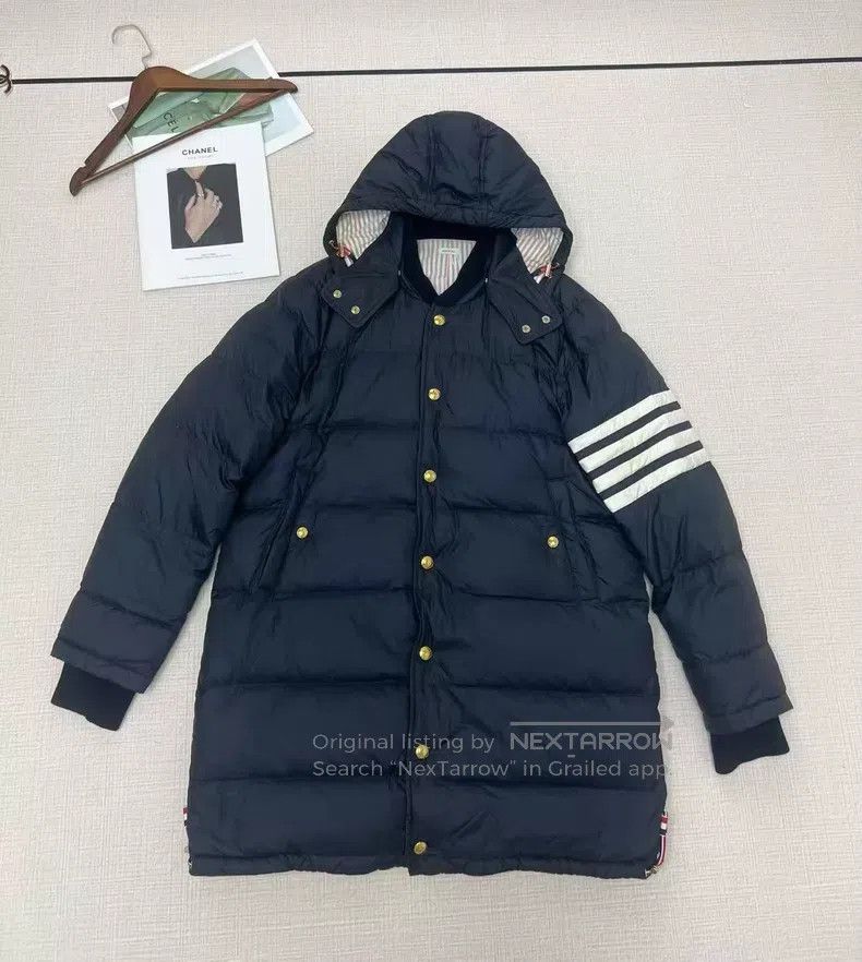 Thom Browne Thom Browne Classic long hooded down coat Size US M / EU 48-50 / 2 - 3 Thumbnail