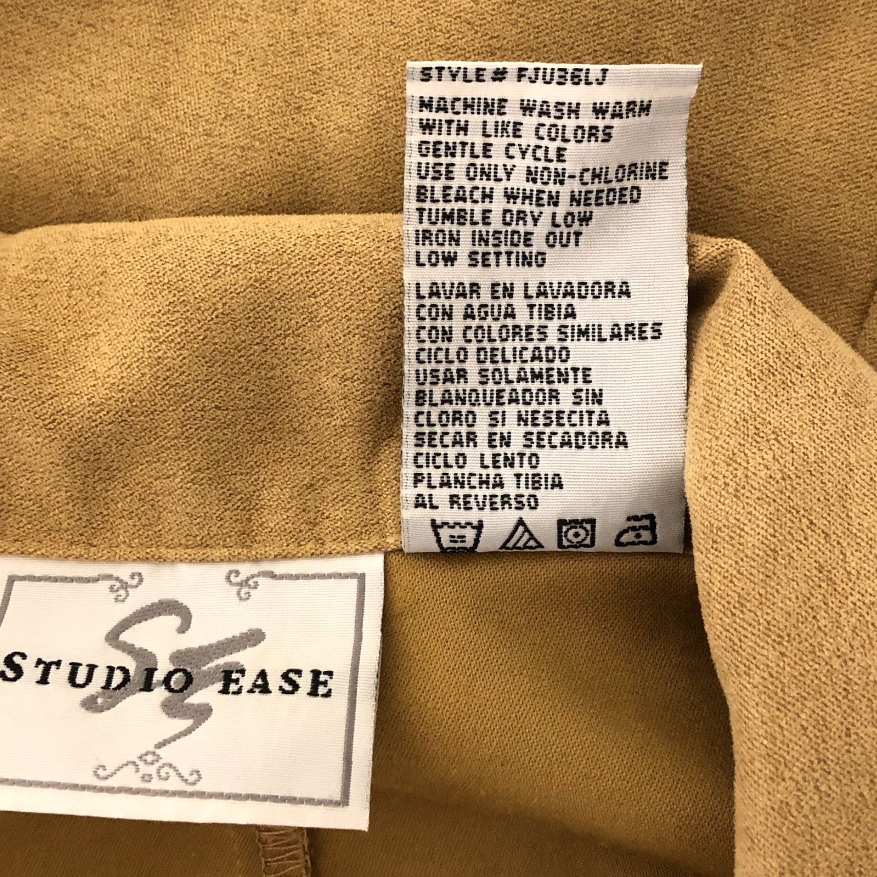 Vintage Studio Ease Button-Up Long Sleeve Micro Suede Top 18W Brown Casual Workwear Western Cotton Blend Shirt Womens Size XXL / US 16-18 / IT 52-54 - 6 Thumbnail